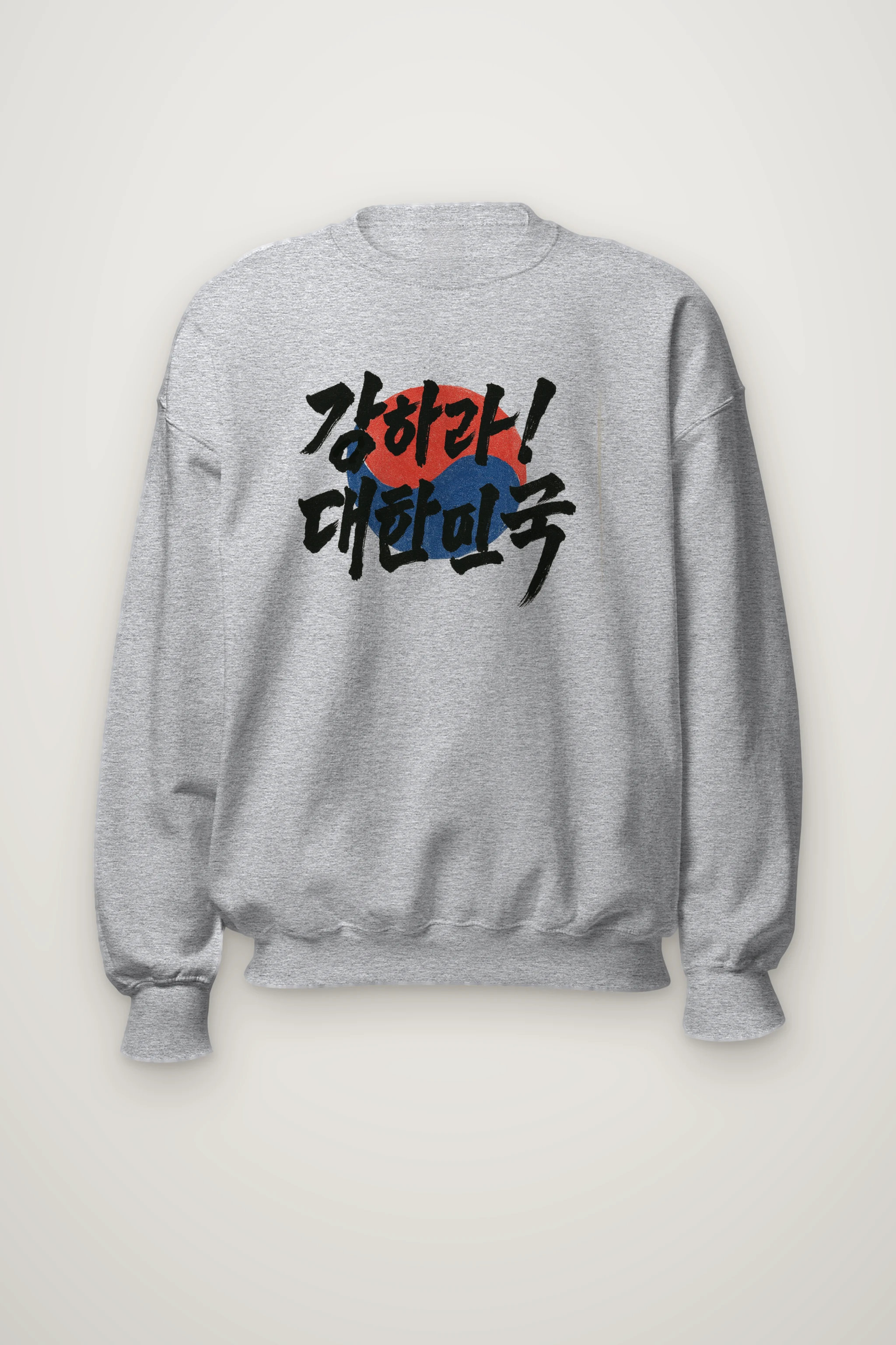 "Be Strong Korea" Heavy Blend Unisex Crewneck Sweatshirt