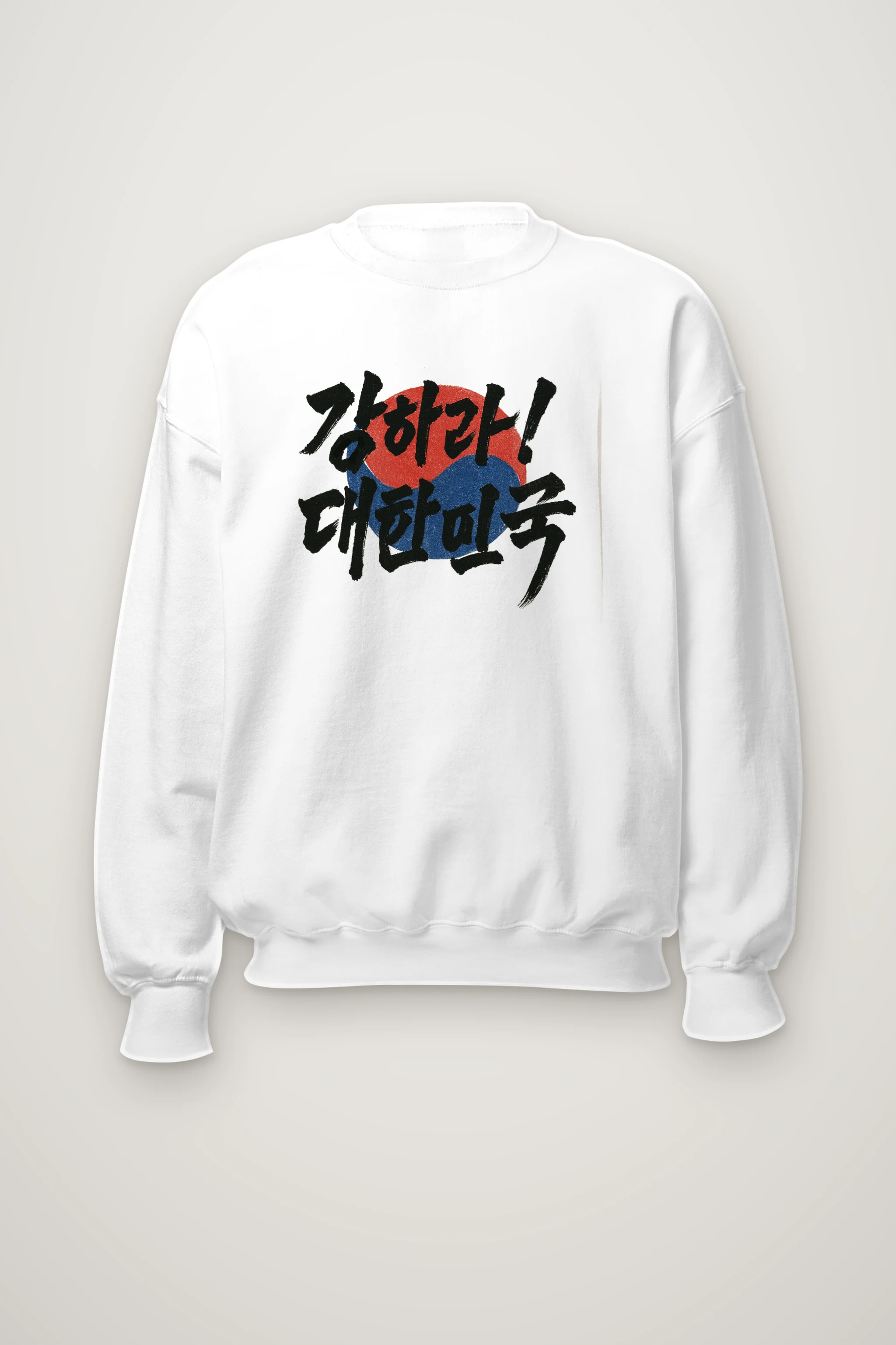 "Be Strong Korea" Heavy Blend Unisex Crewneck Sweatshirt