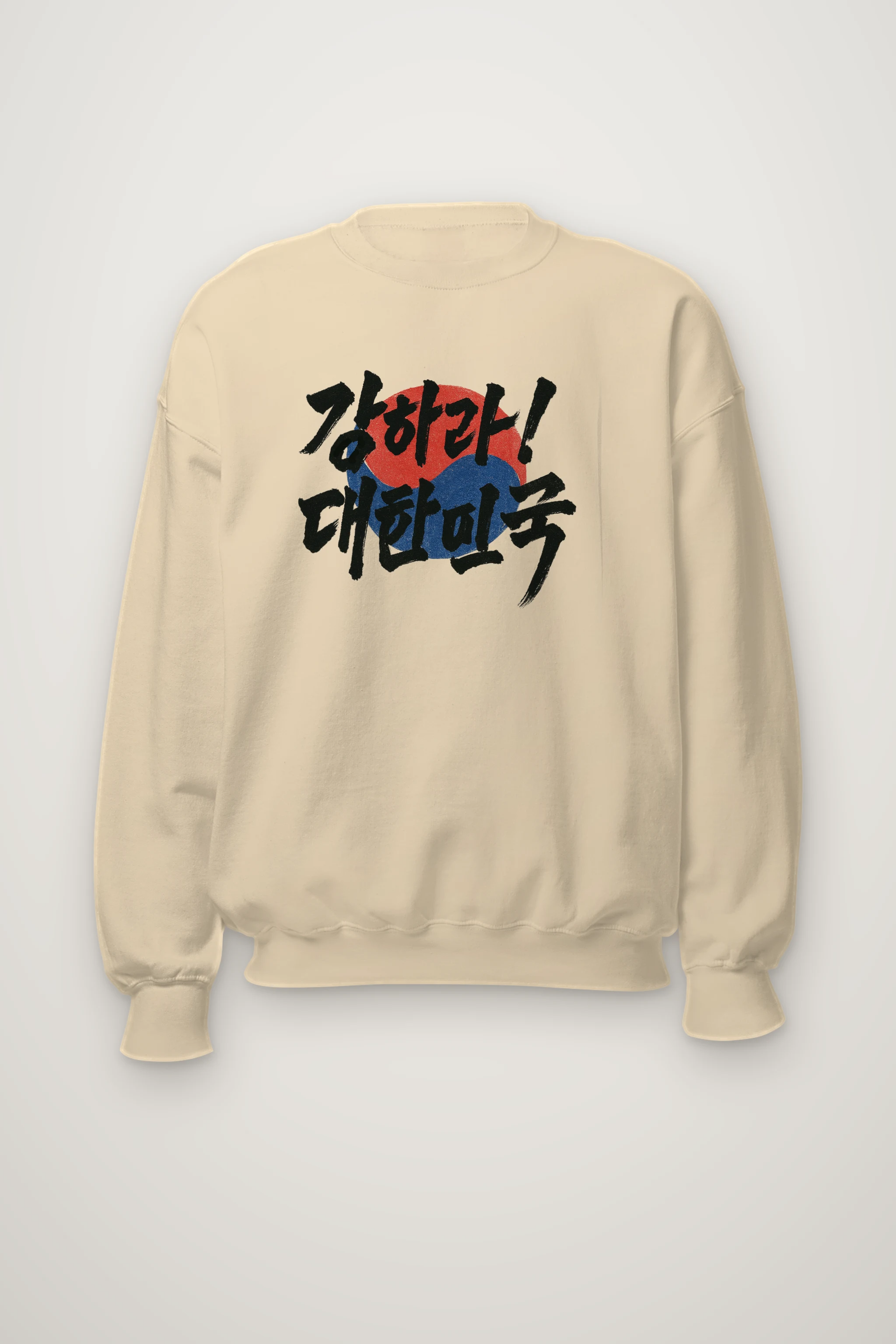 "Be Strong Korea" Heavy Blend Unisex Crewneck Sweatshirt