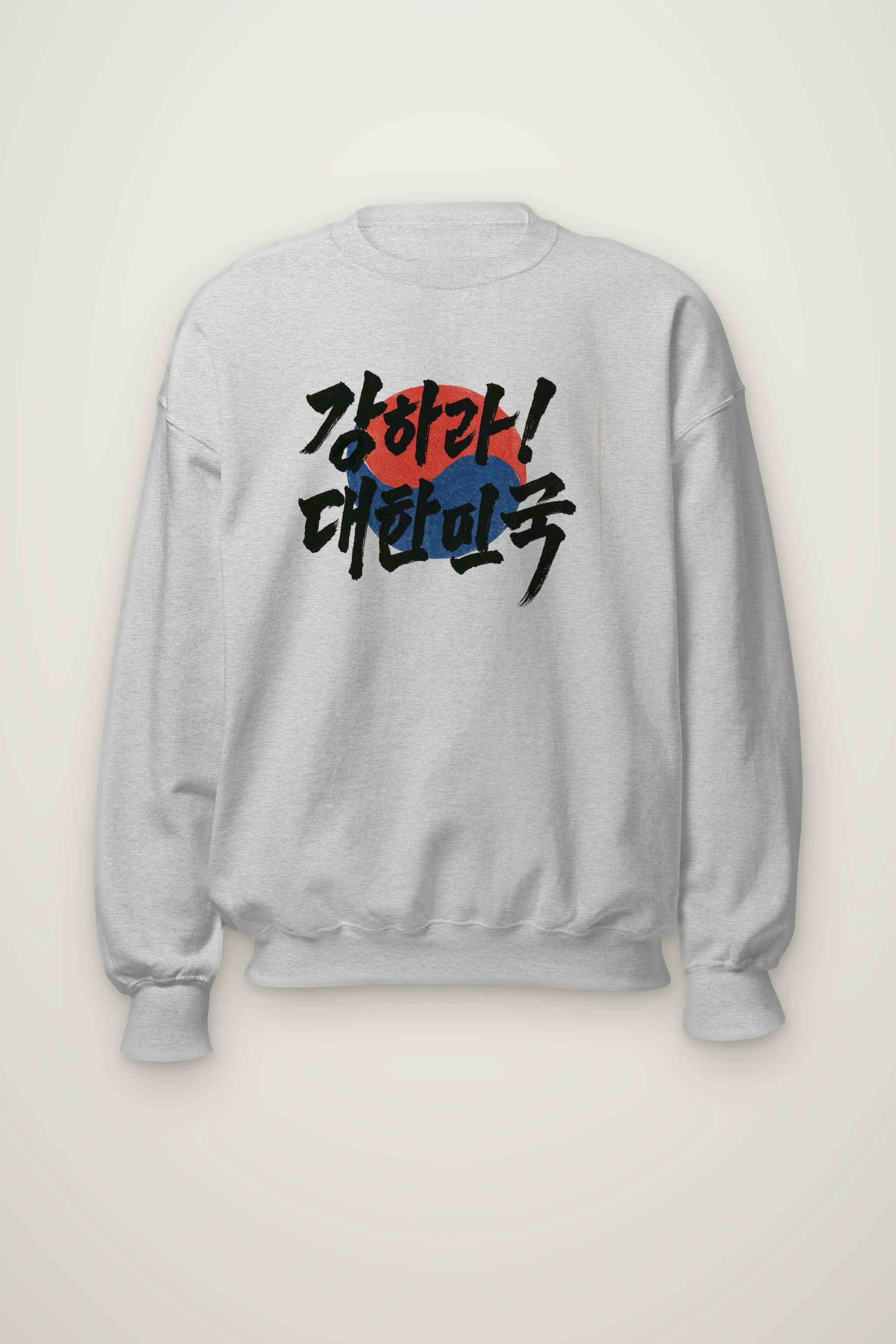 "Be Strong Korea" Heavy Blend Unisex Crewneck Sweatshirt