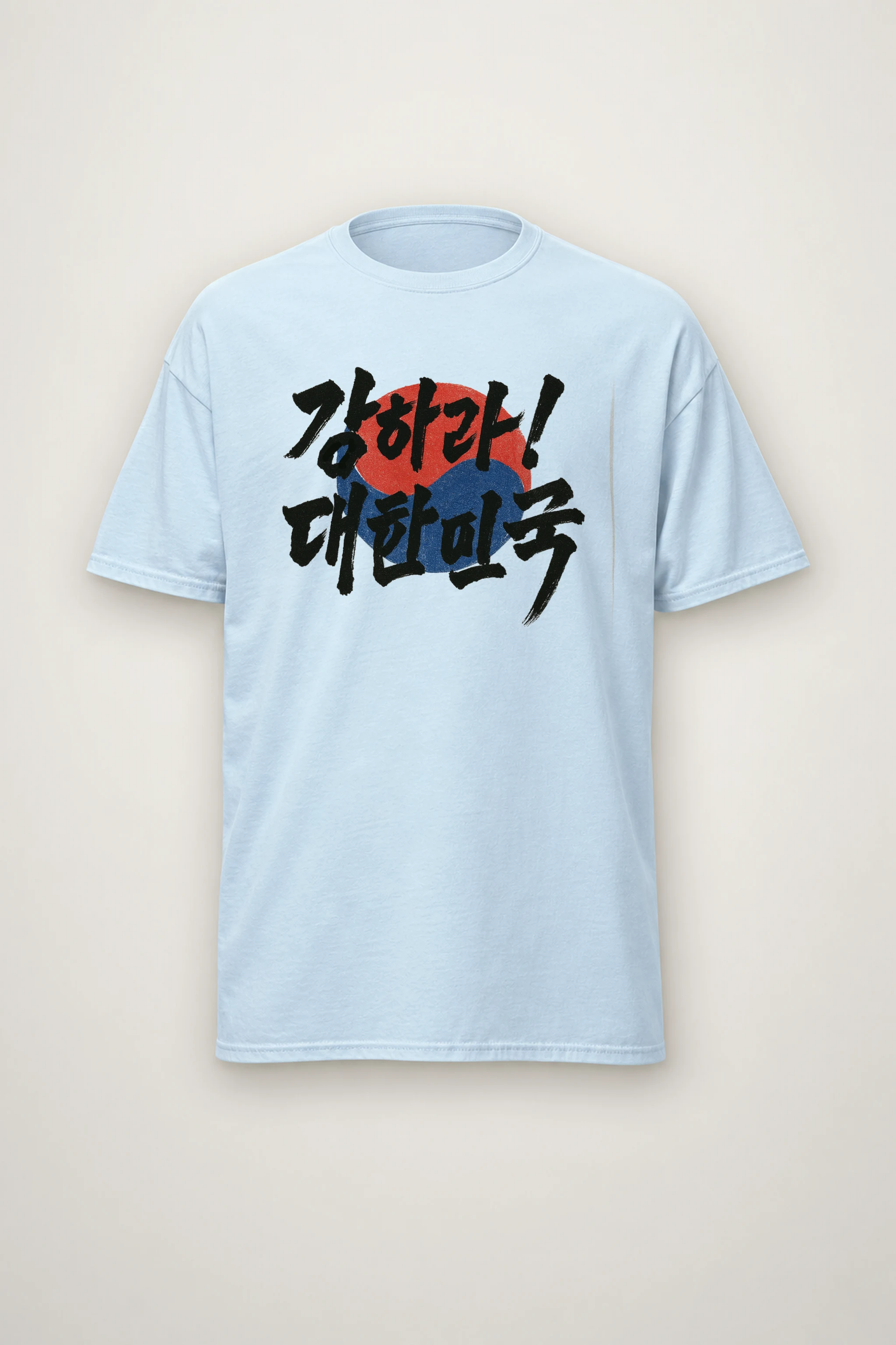 "Be Strong Korea" Heavyweight Unisex Crewneck T-shirt