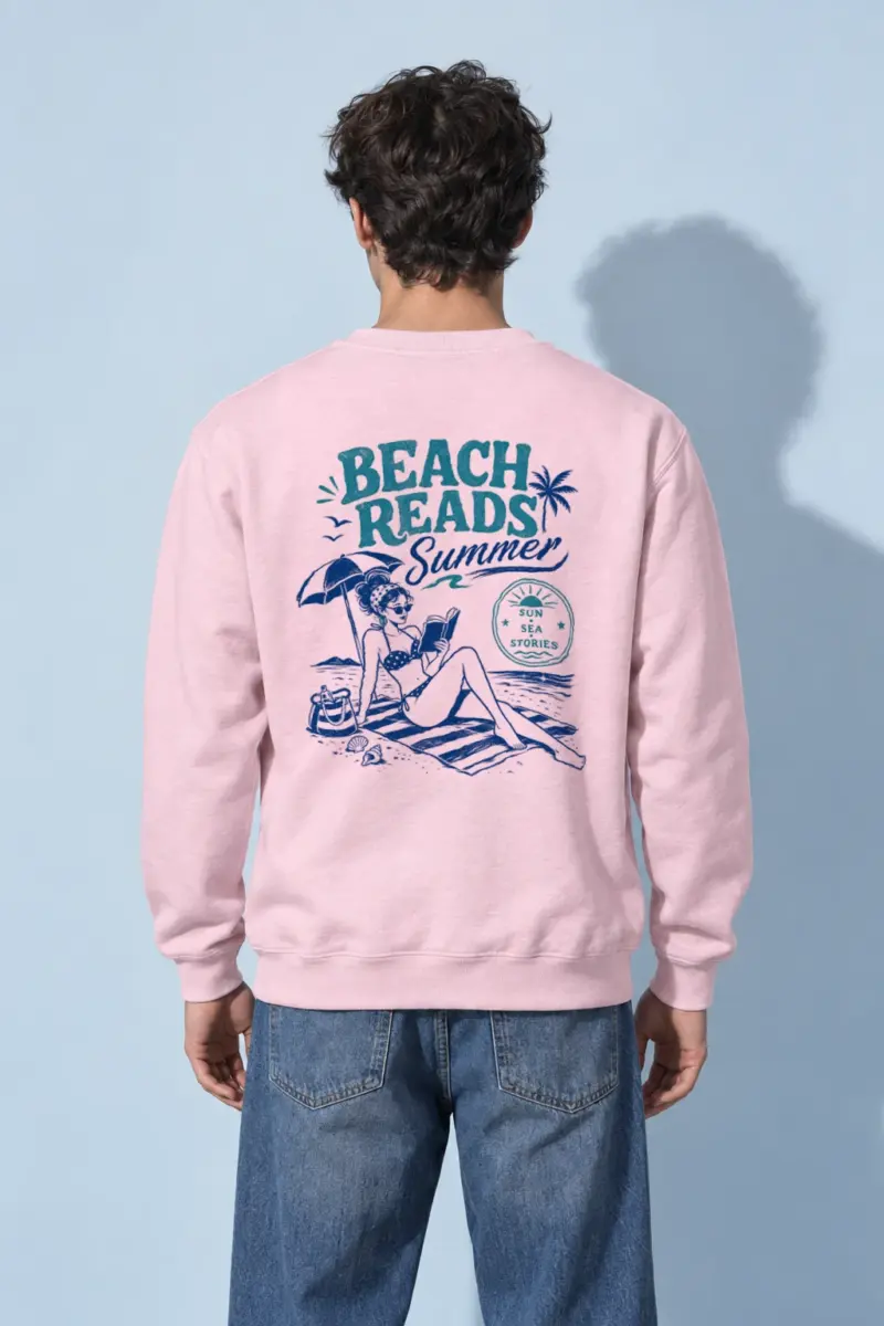 "Beach Beads" Heavy Blend Unisex Crewneck Sweatshirt | Gildan 18000