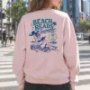 "Beach Beads" Heavy Blend Unisex Crewneck Sweatshirt | Gildan 18000