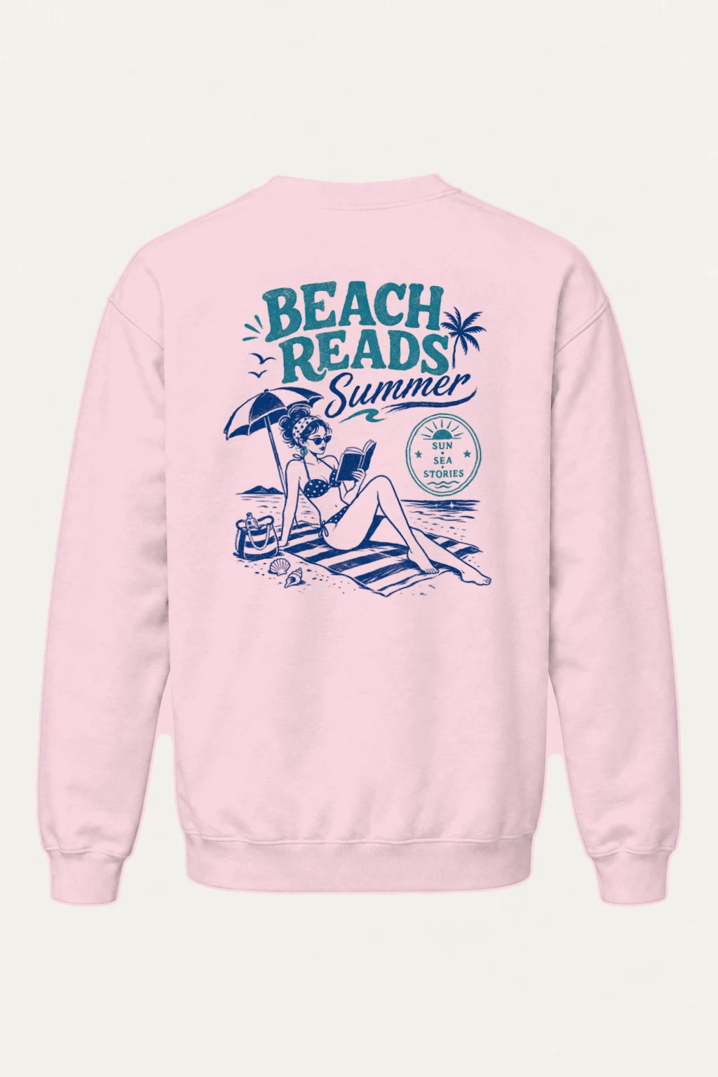 "Beach Beads" Heavy Blend Unisex Crewneck Sweatshirt | Gildan 18000