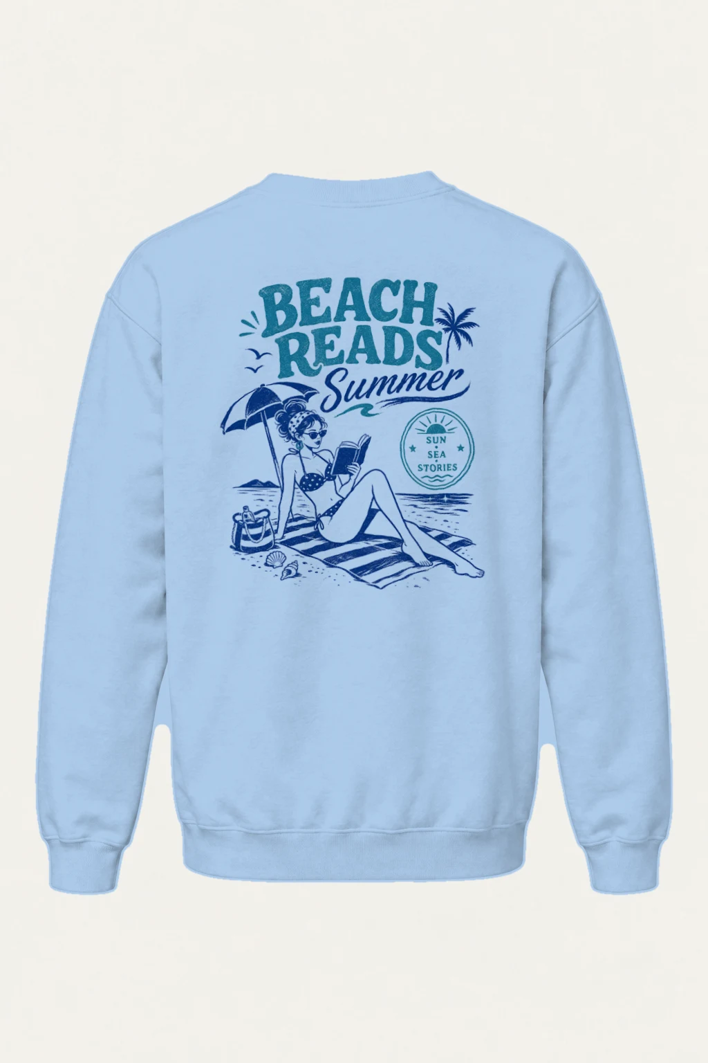 "Beach Beads" Heavy Blend Unisex Crewneck Sweatshirt | Gildan 18000
