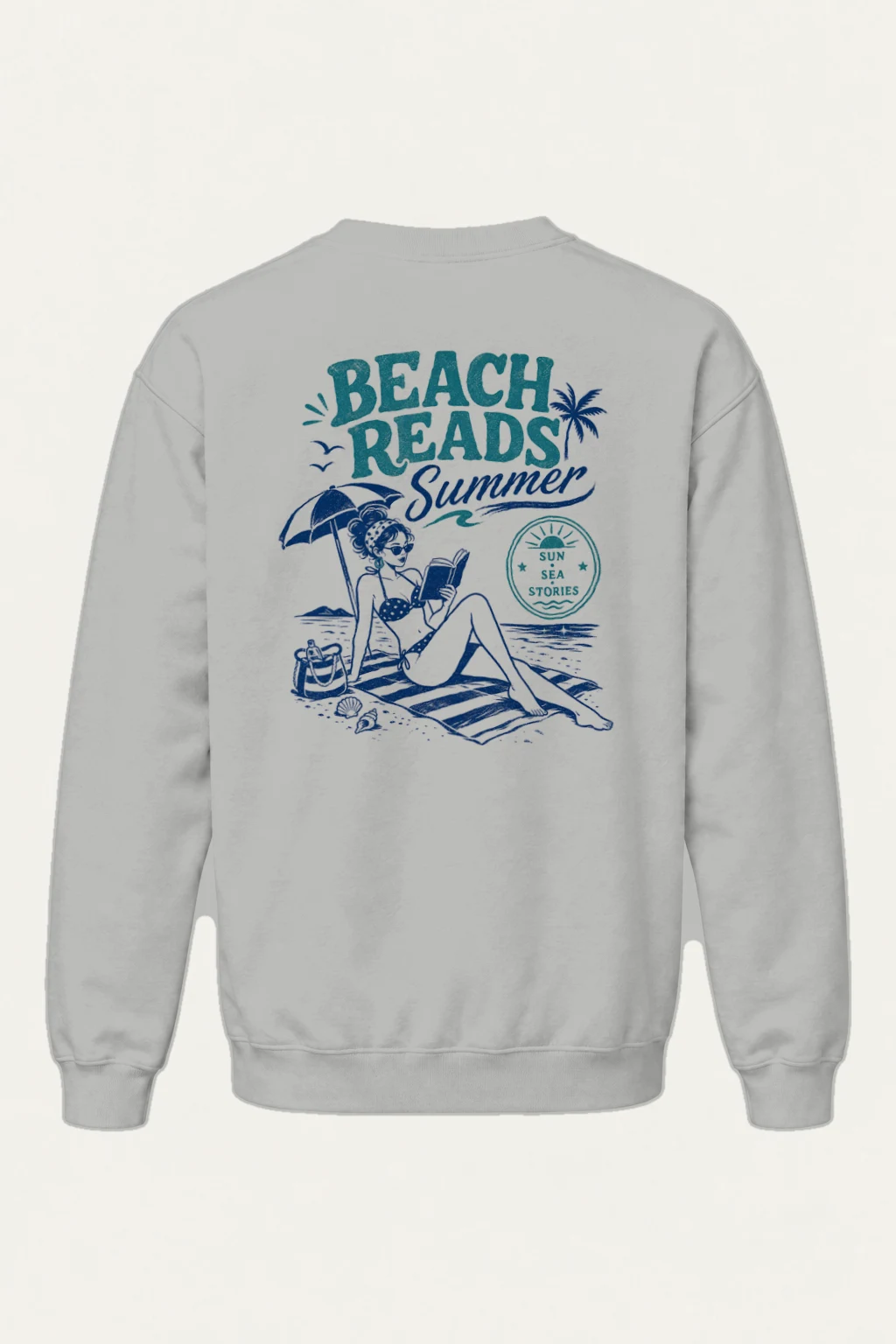 "Beach Beads" Heavy Blend Unisex Crewneck Sweatshirt | Gildan 18000