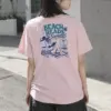"Beach Beads" Heavyweight Unisex Crewneck T-shirt | Gildan 5000