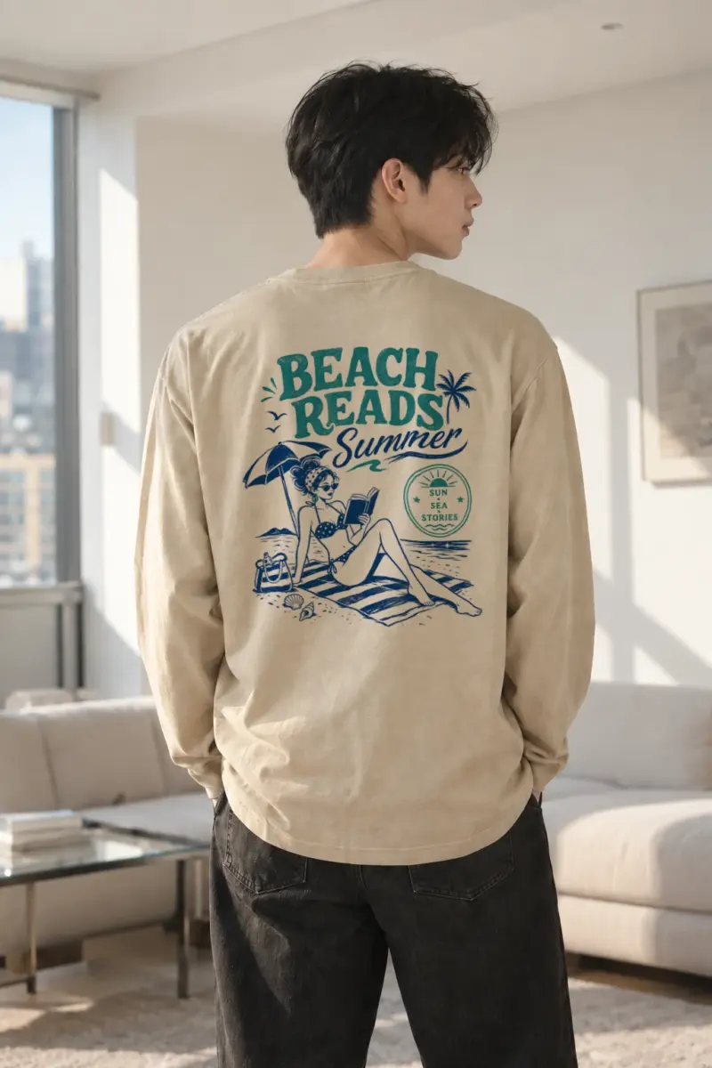 "Beach Beads" Unisex Longsleeve T-shirt | Gildan 2400