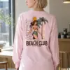 "Beach Club Paradise" Unisex Longsleeve T-shirt | Gildan 2400