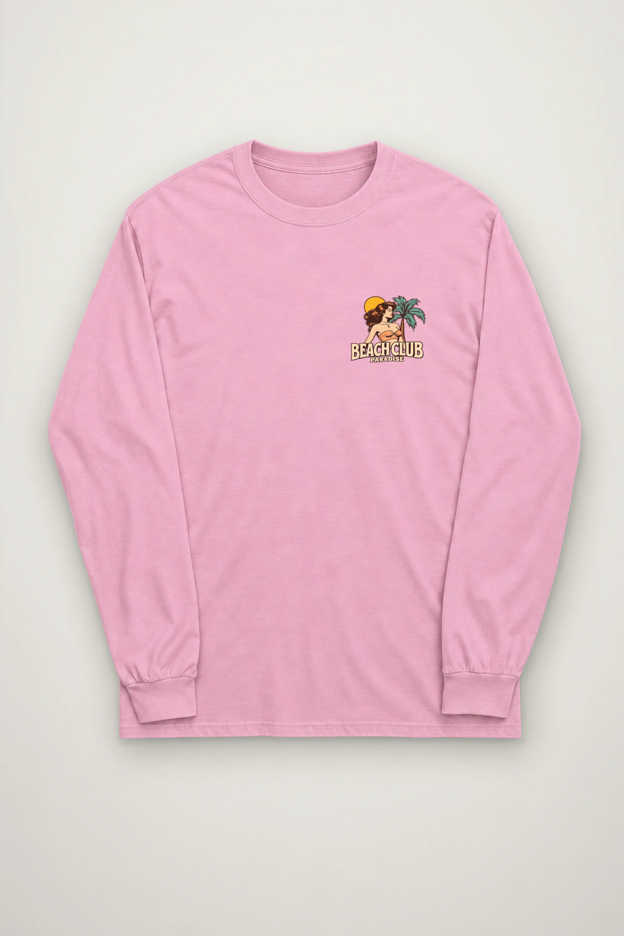 "Beach Club Paradise" Unisex Longsleeve T-shirt