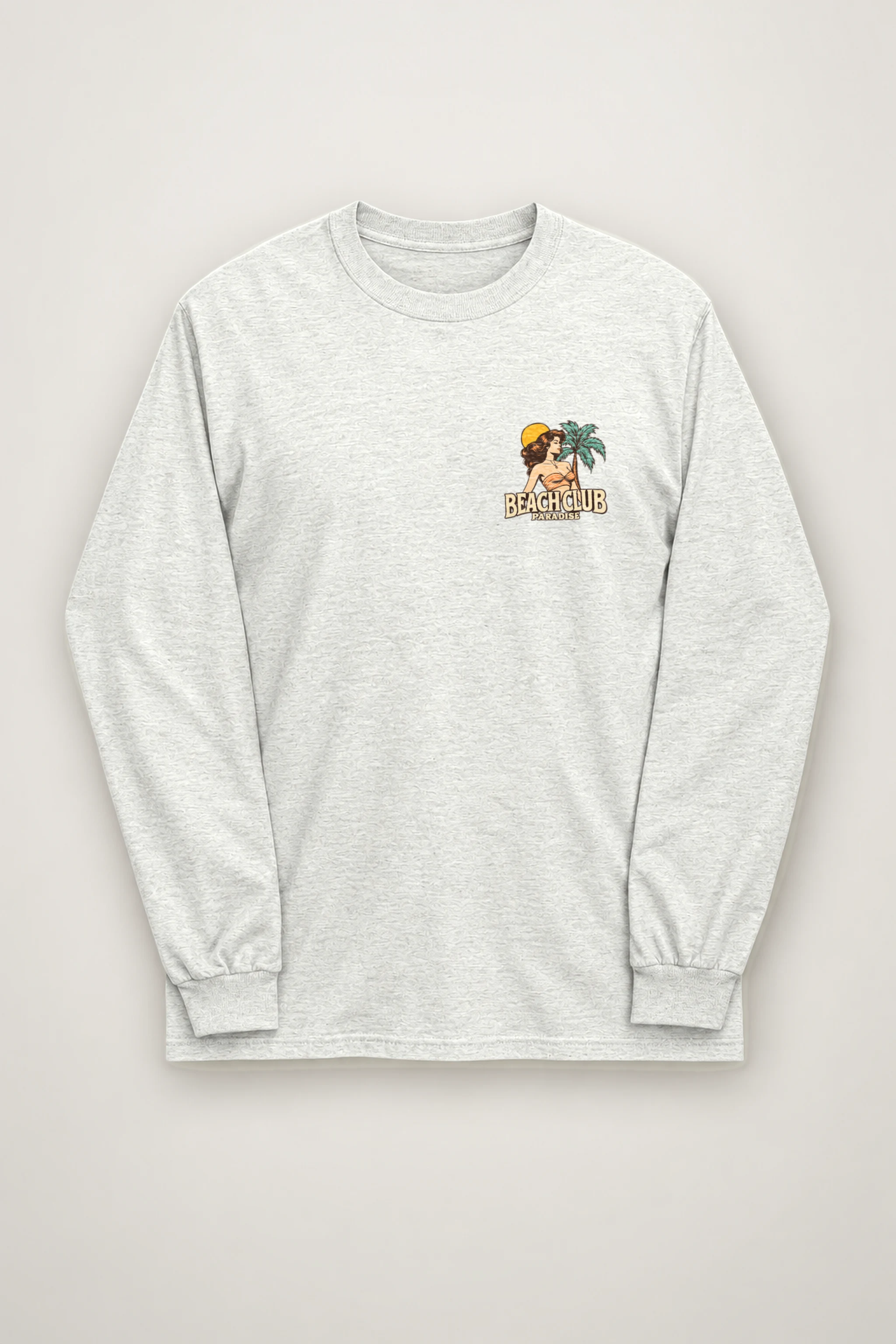 "Beach Club Paradise" Unisex Longsleeve T-shirt