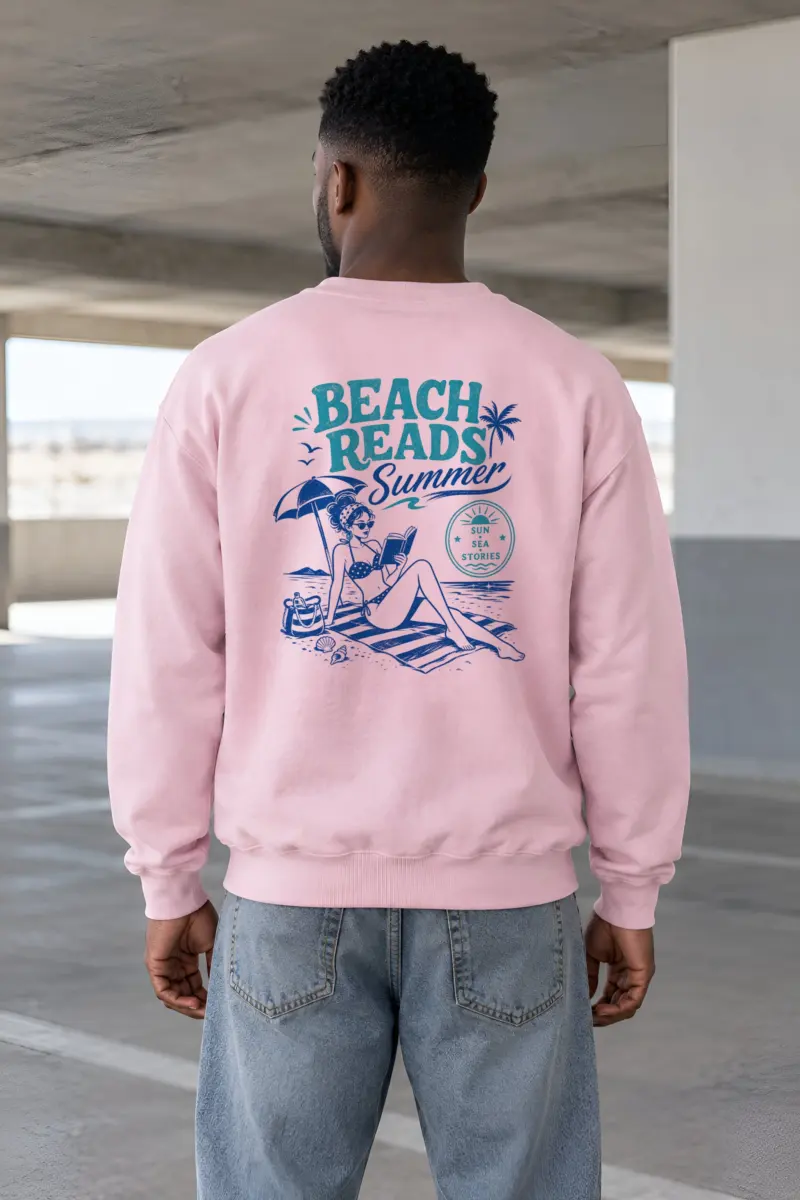 "Beach Reads" Heavy Blend Unisex Crewneck Sweatshirt