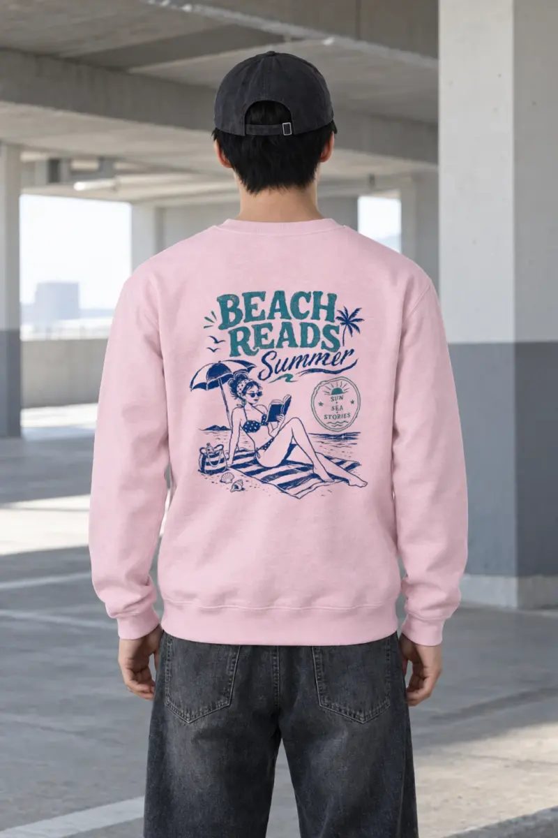 "Beach Reads" Heavy Blend Unisex Crewneck Sweatshirt