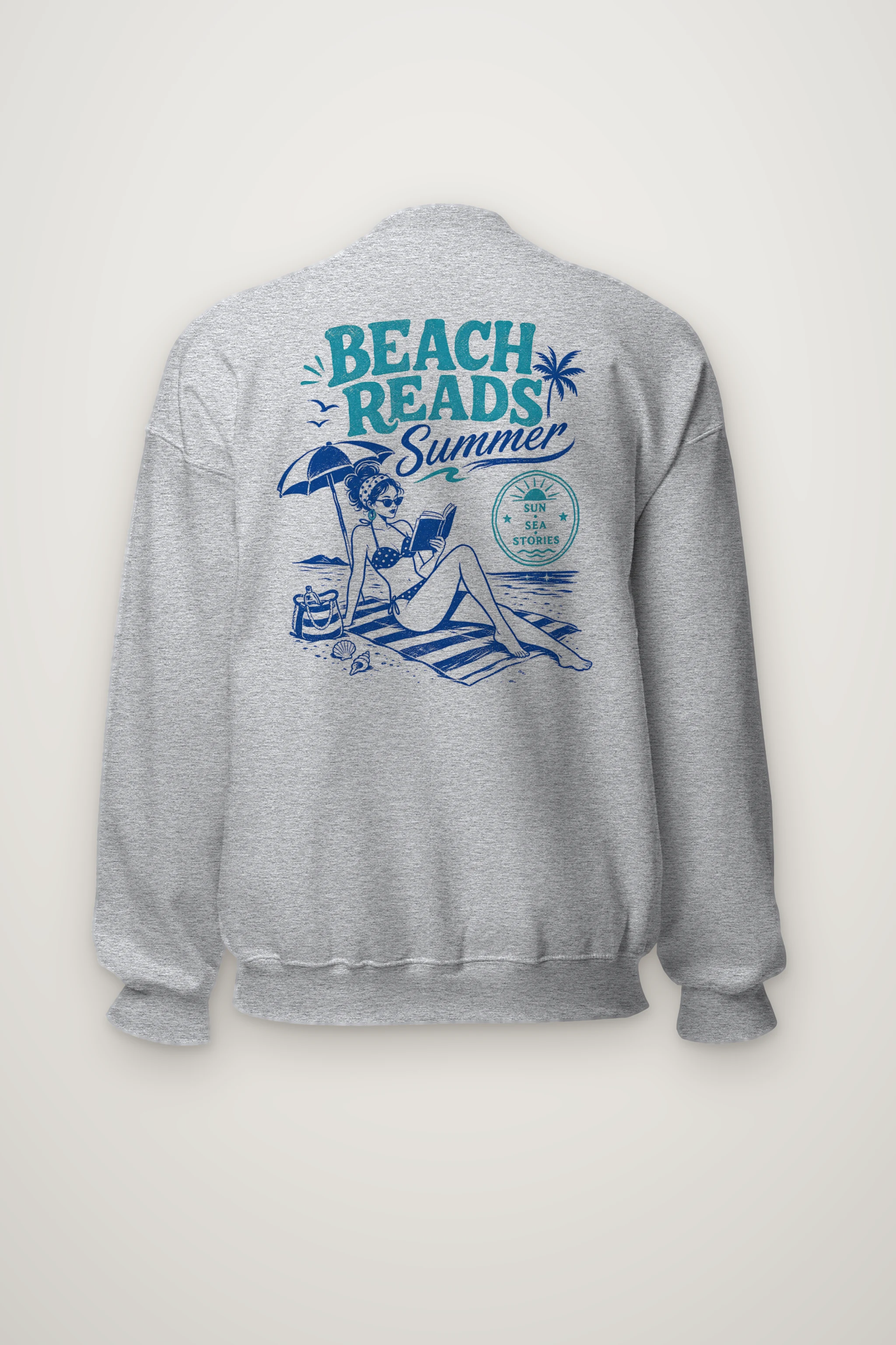 "Beach Reads" Heavy Blend Unisex Crewneck Sweatshirt