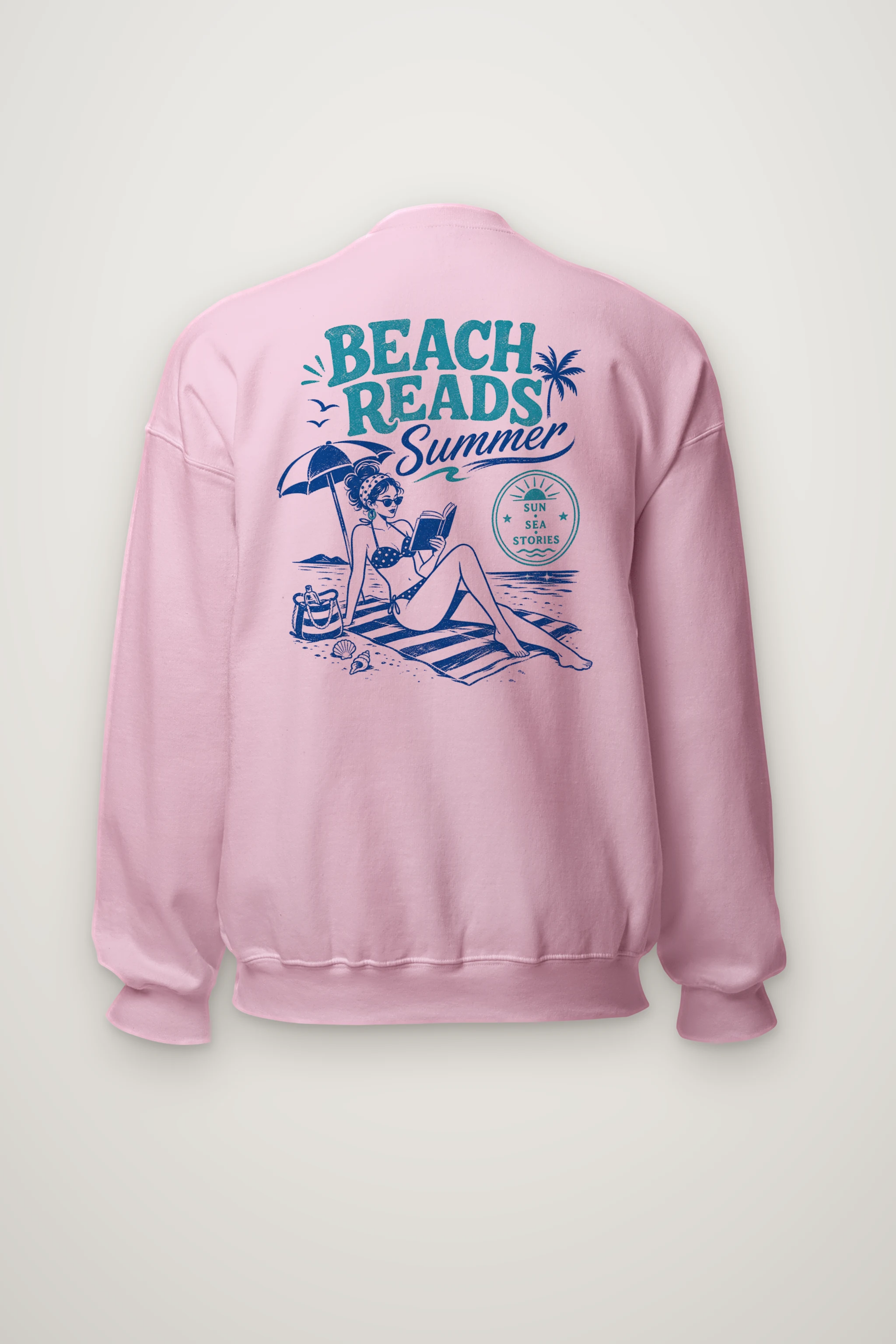 "Beach Reads" Heavy Blend Unisex Crewneck Sweatshirt