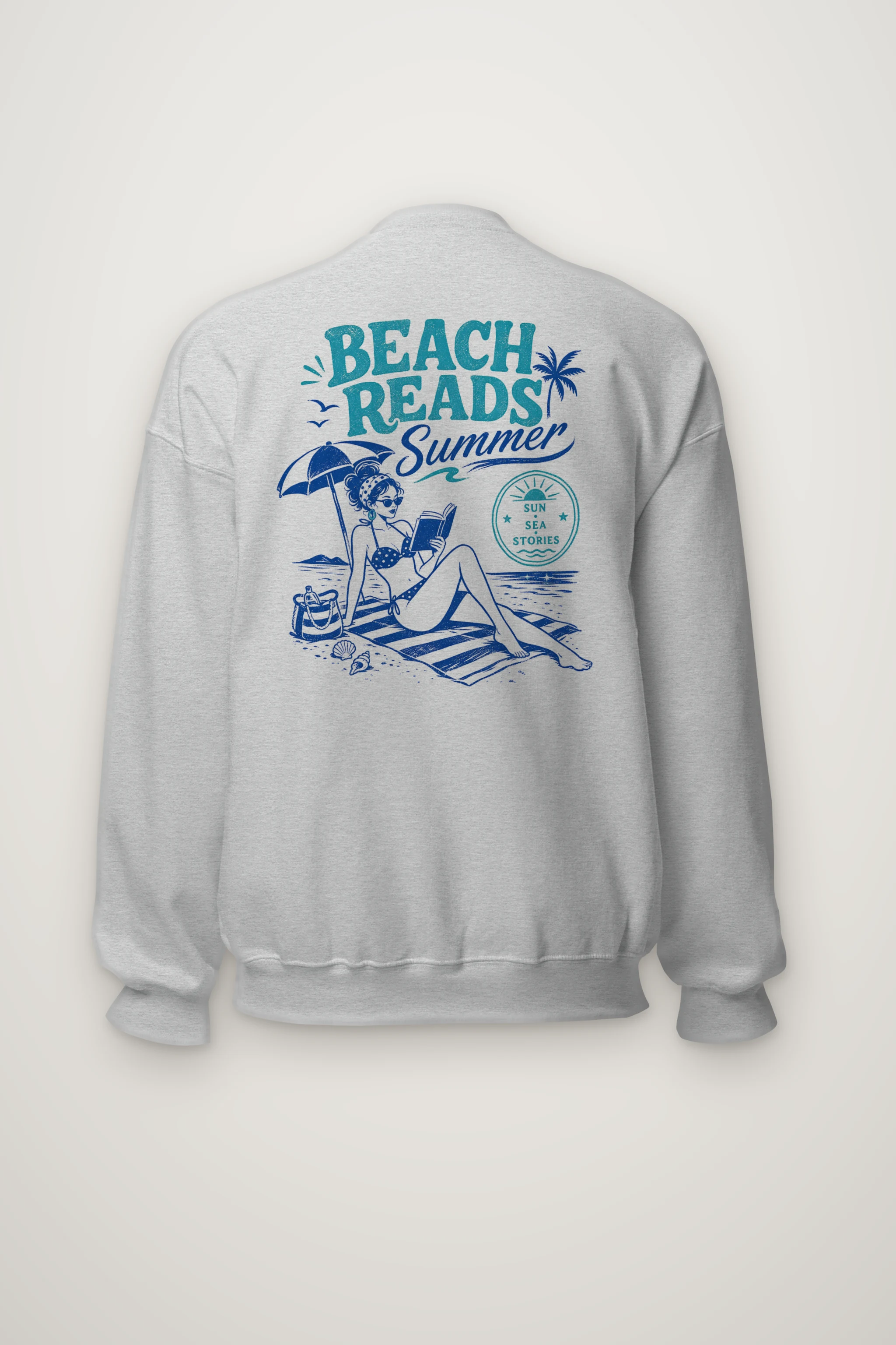 "Beach Reads" Heavy Blend Unisex Crewneck Sweatshirt