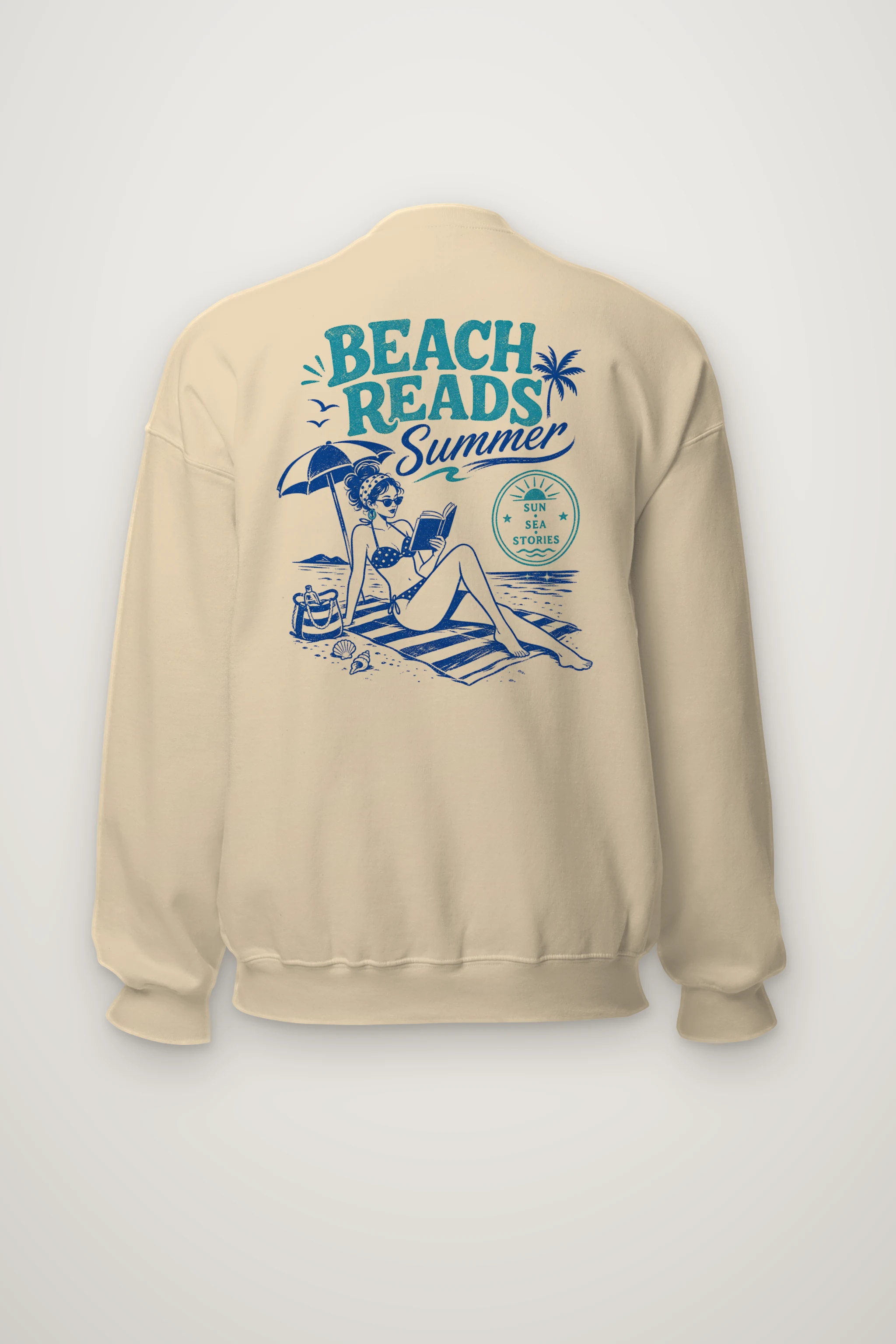 "Beach Reads" Heavy Blend Unisex Crewneck Sweatshirt