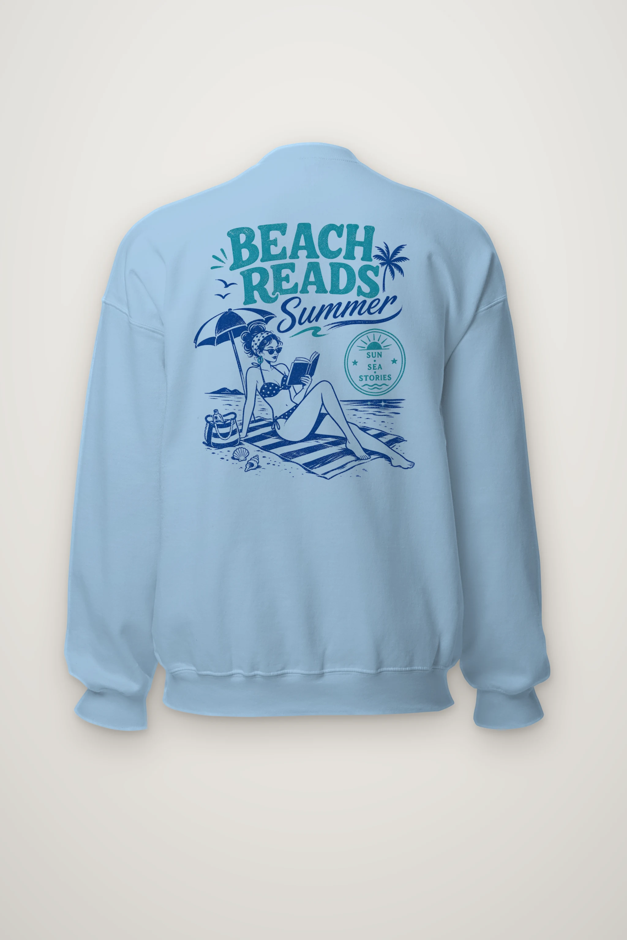 "Beach Reads" Heavy Blend Unisex Crewneck Sweatshirt