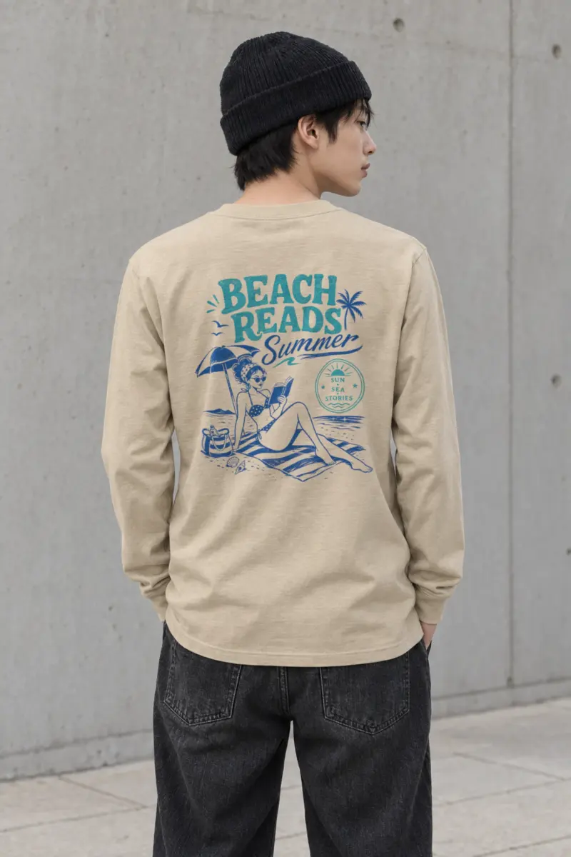 "Beach Reads" Unisex Longsleeve T-shirt
