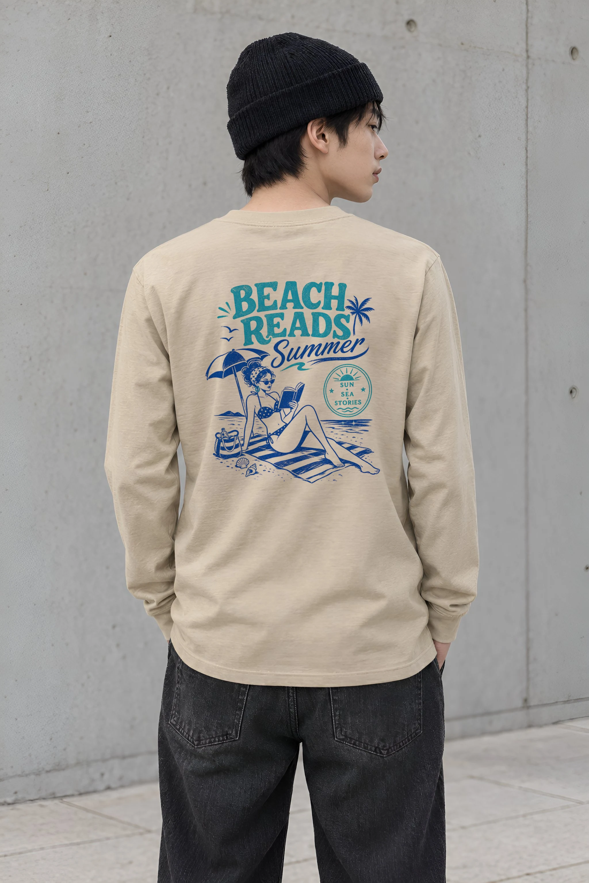 "Beach Reads" Unisex Longsleeve T-shirt