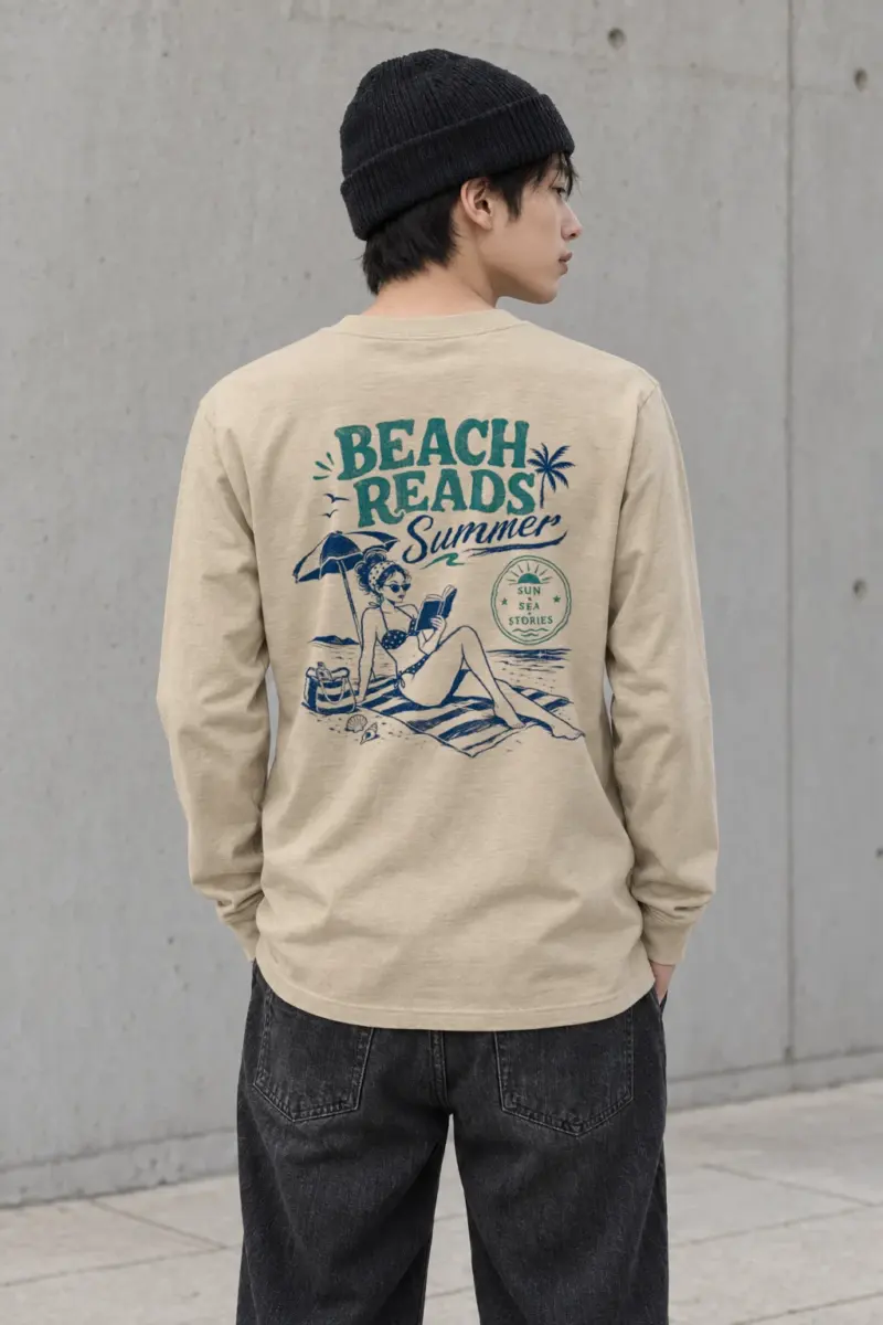 "Beach Reads" Unisex Longsleeve T-shirt