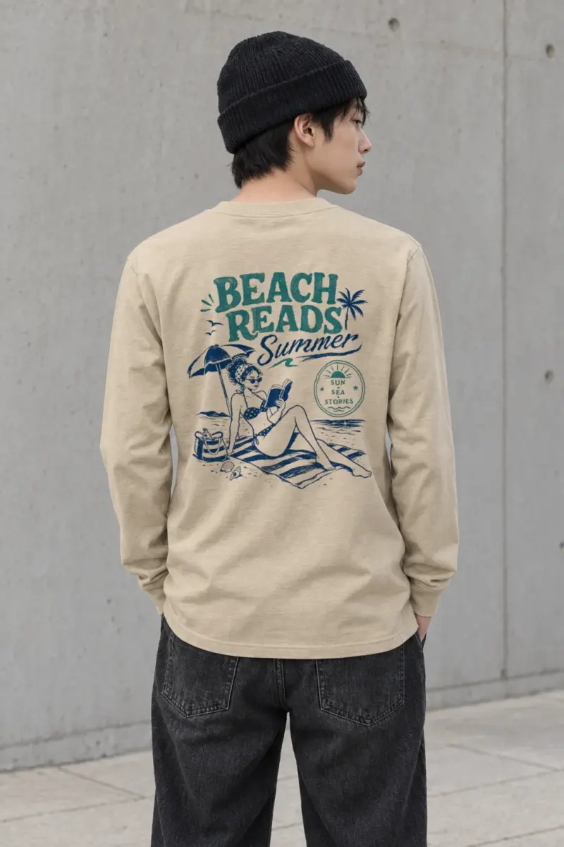 "Beach Reads" Unisex Longsleeve T-shirt