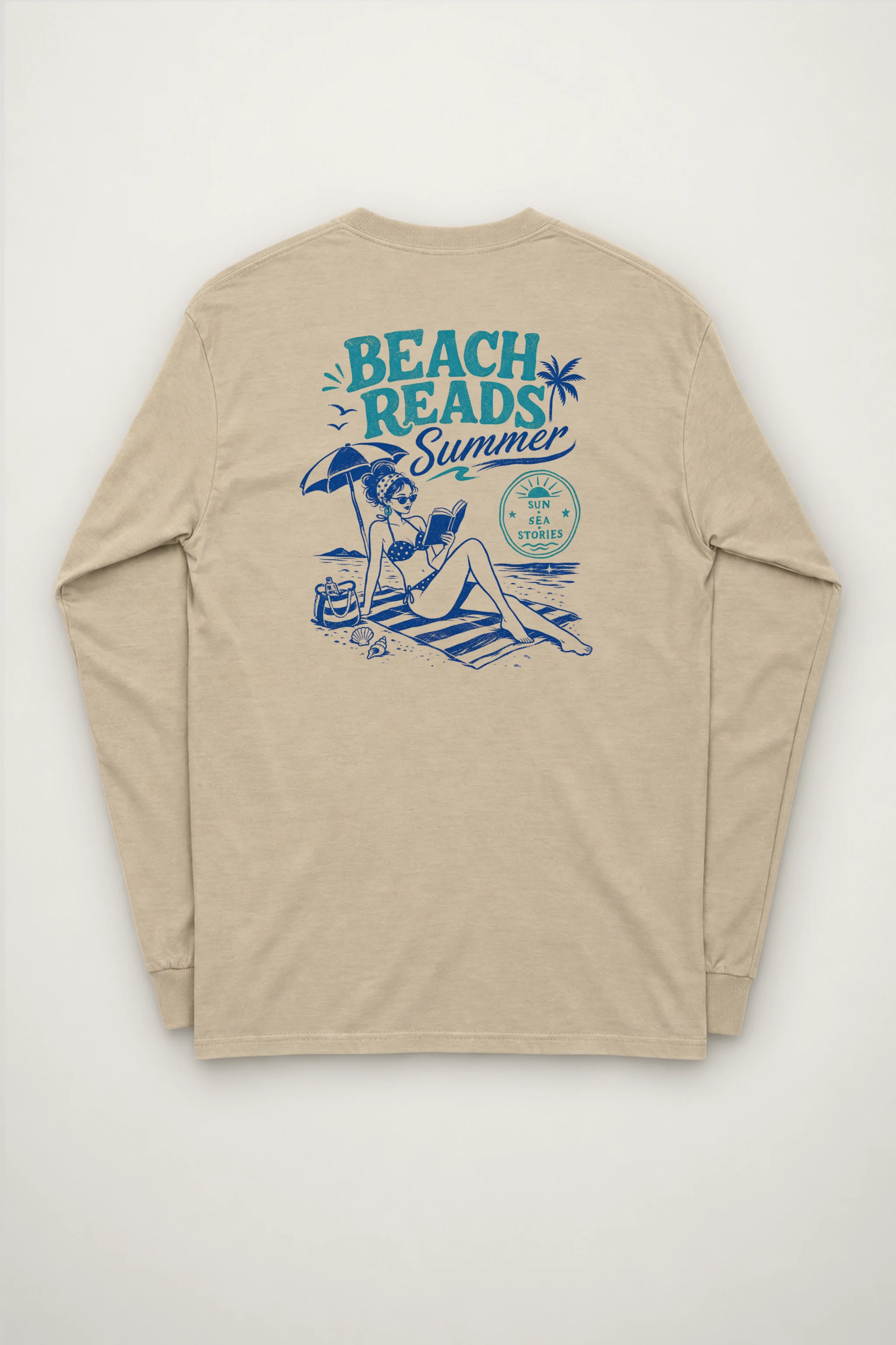 "Beach Reads" Unisex Longsleeve T-shirt