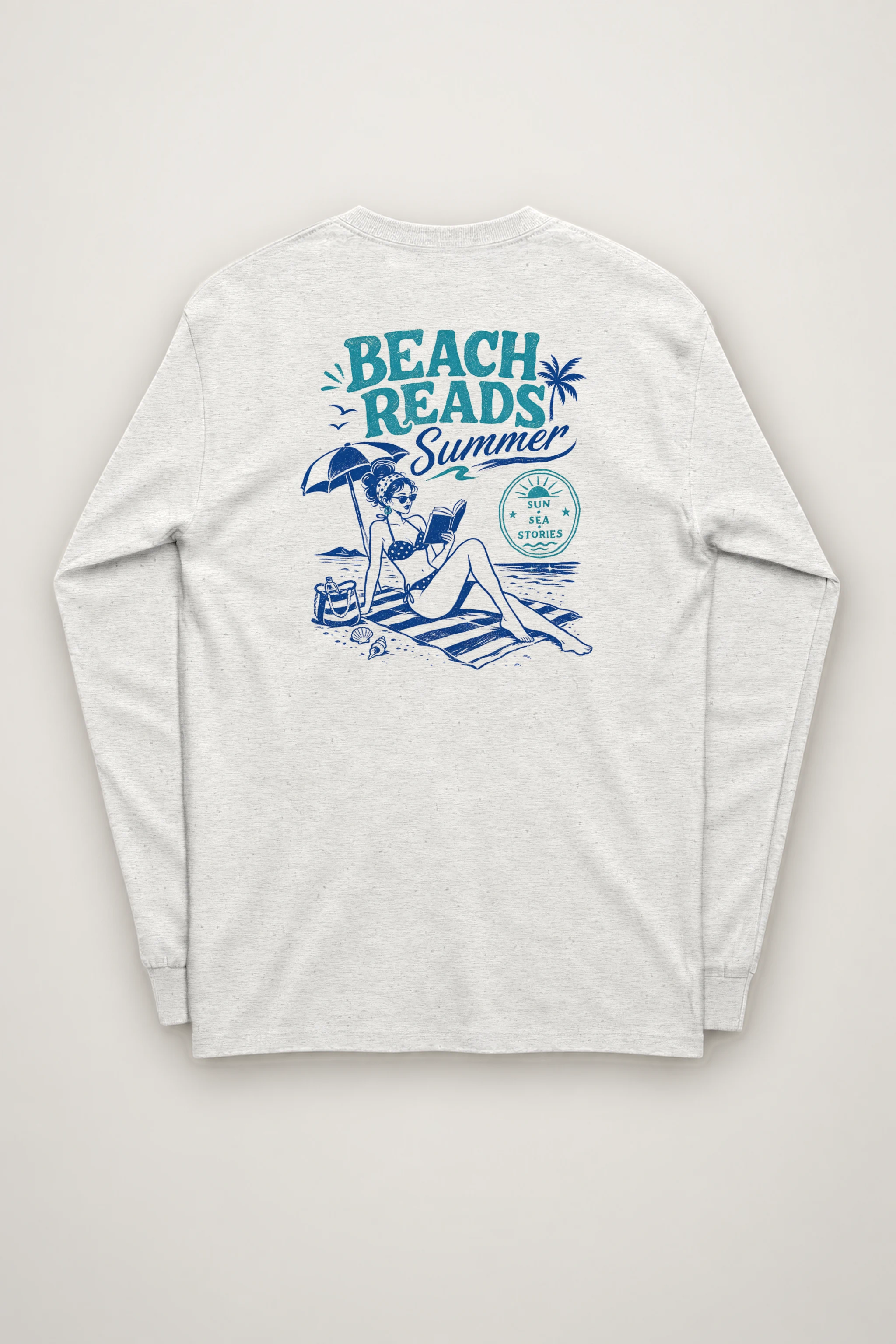 "Beach Reads" Unisex Longsleeve T-shirt