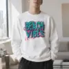 "Beach Vibes" Heavy Blend Unisex Crewneck Sweatshirt | Gildan 18000
