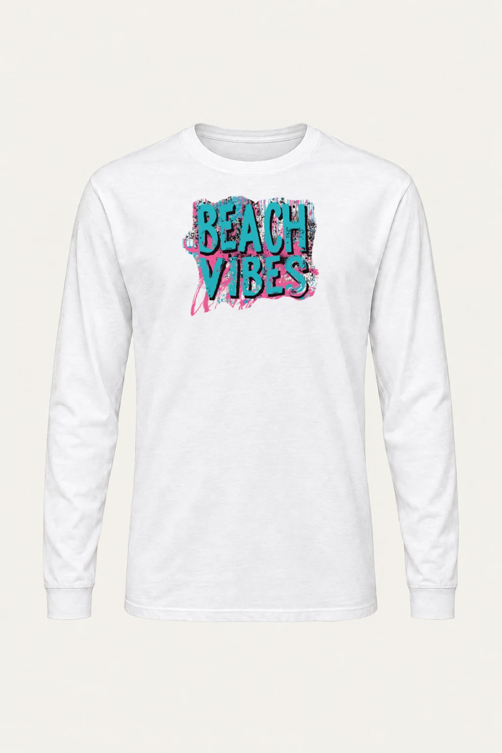 "Beach Vibes" Unisex Longsleeve T-shirt | Gildan 2400