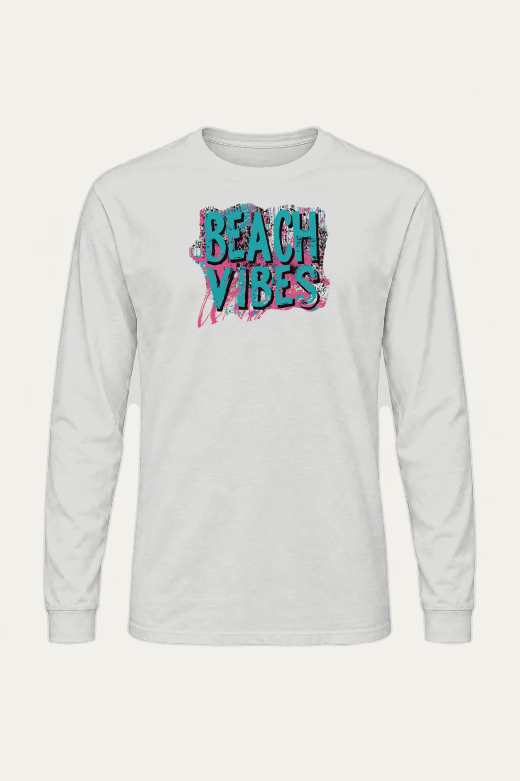 "Beach Vibes" Unisex Longsleeve T-shirt | Gildan 2400