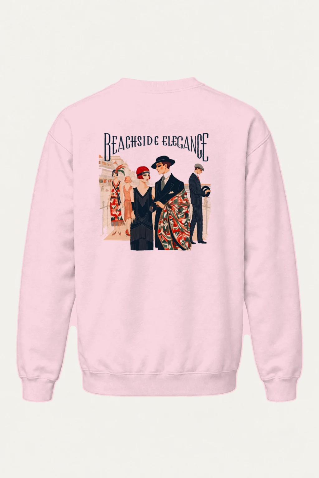 "Beachside Elegance" Heavy Blend Unisex Crewneck Sweatshirt | Gildan 18000