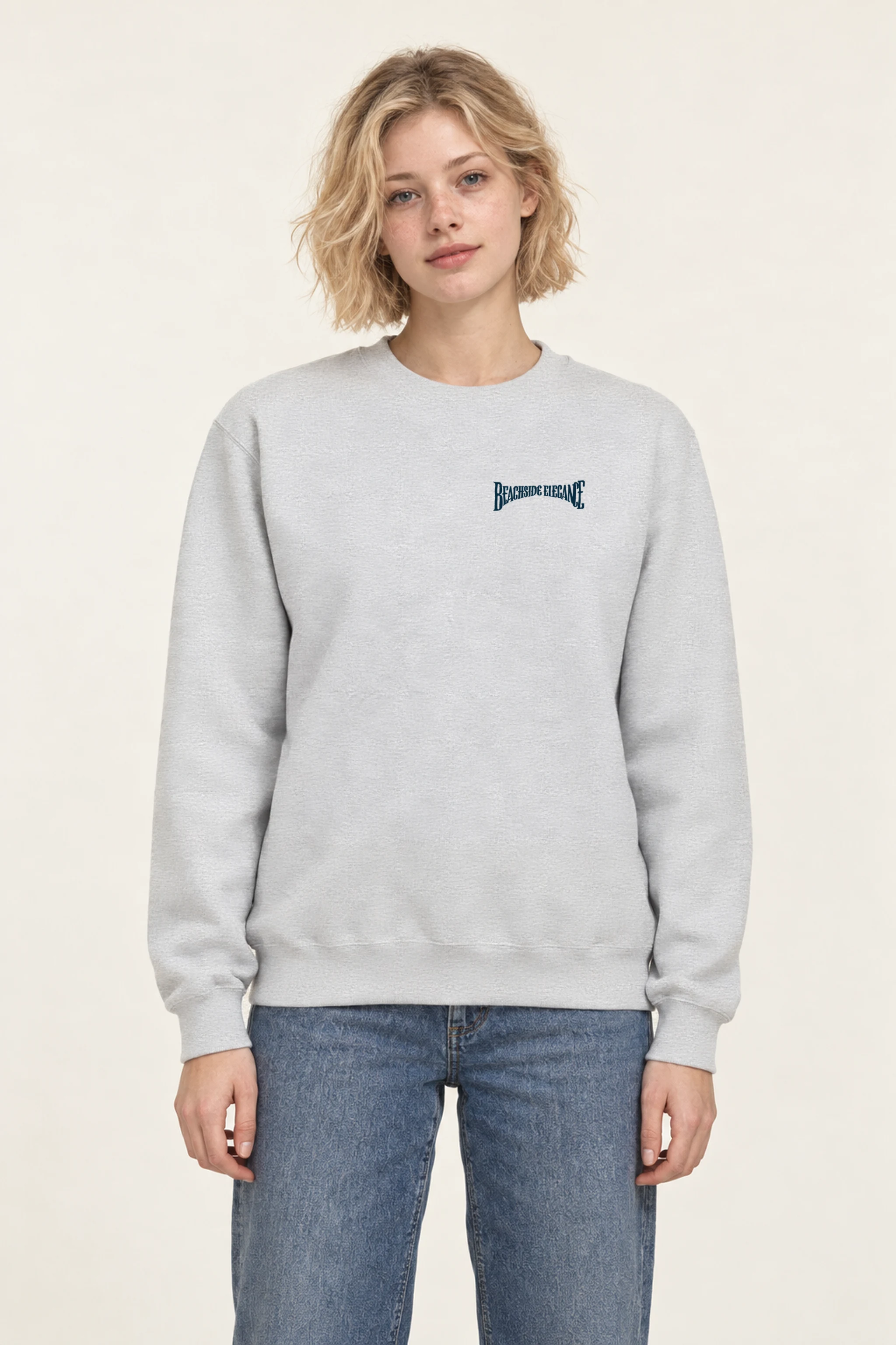 "Beachside Elegance" 1 Crewneck Sweatshirt
