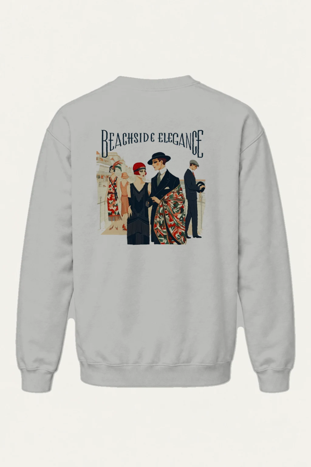 "Beachside Elegance" Heavy Blend Unisex Crewneck Sweatshirt | Gildan 18000