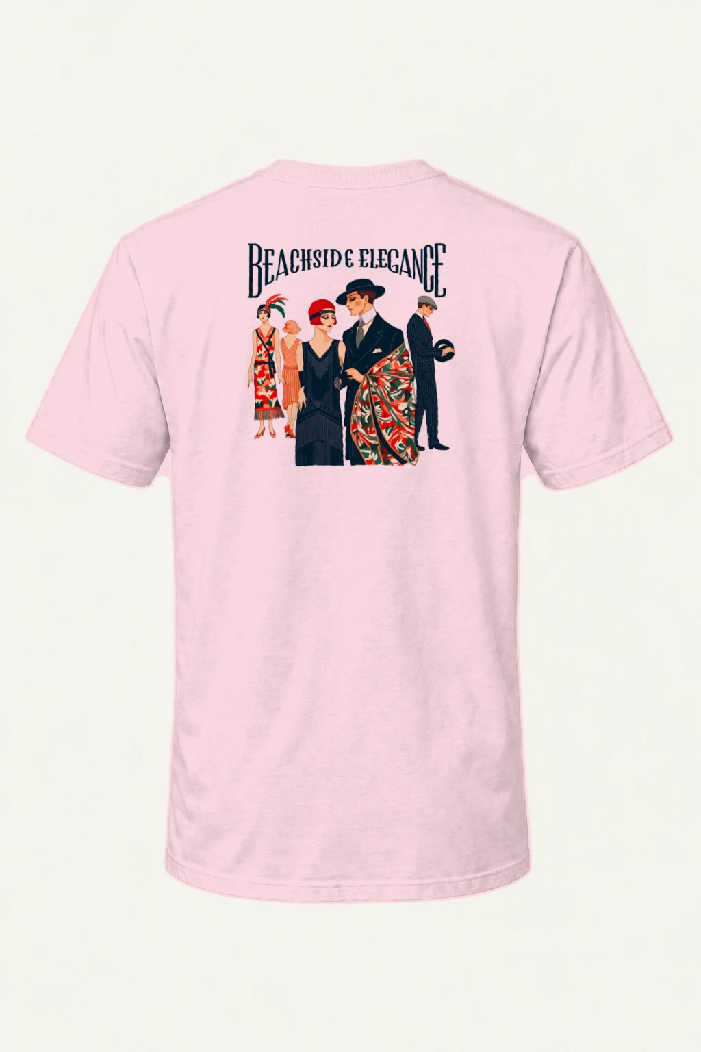 "Beachside Elegance" Heavyweight Unisex Crewneck T-shirt | Gildan 5000