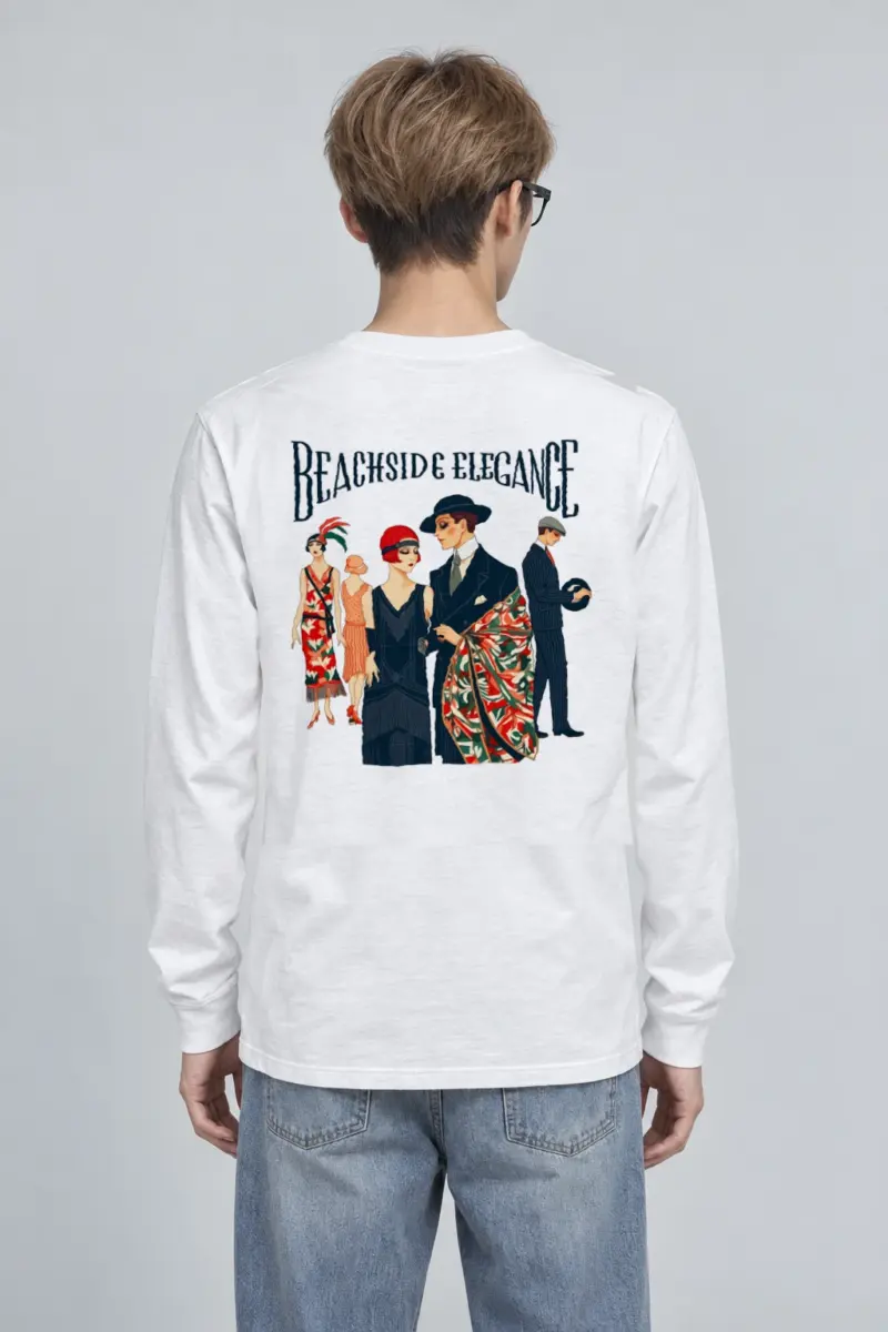 "Beachside Elegance" Unisex Longsleeve T-shirt