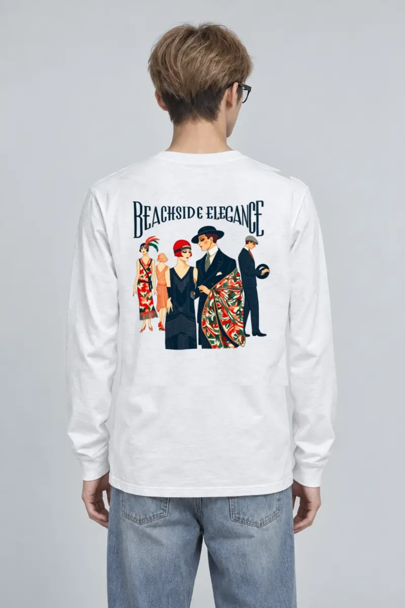 "Beachside Elegance" Unisex Longsleeve T-shirt