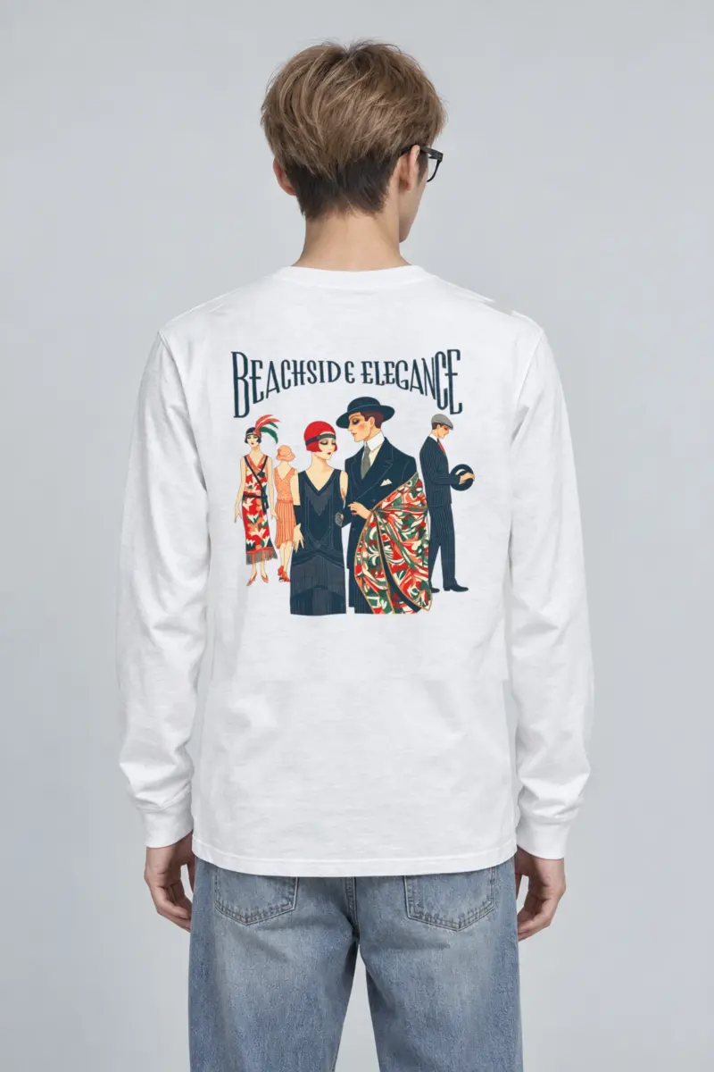 "Beachside Elegance" Unisex Longsleeve T-shirt
