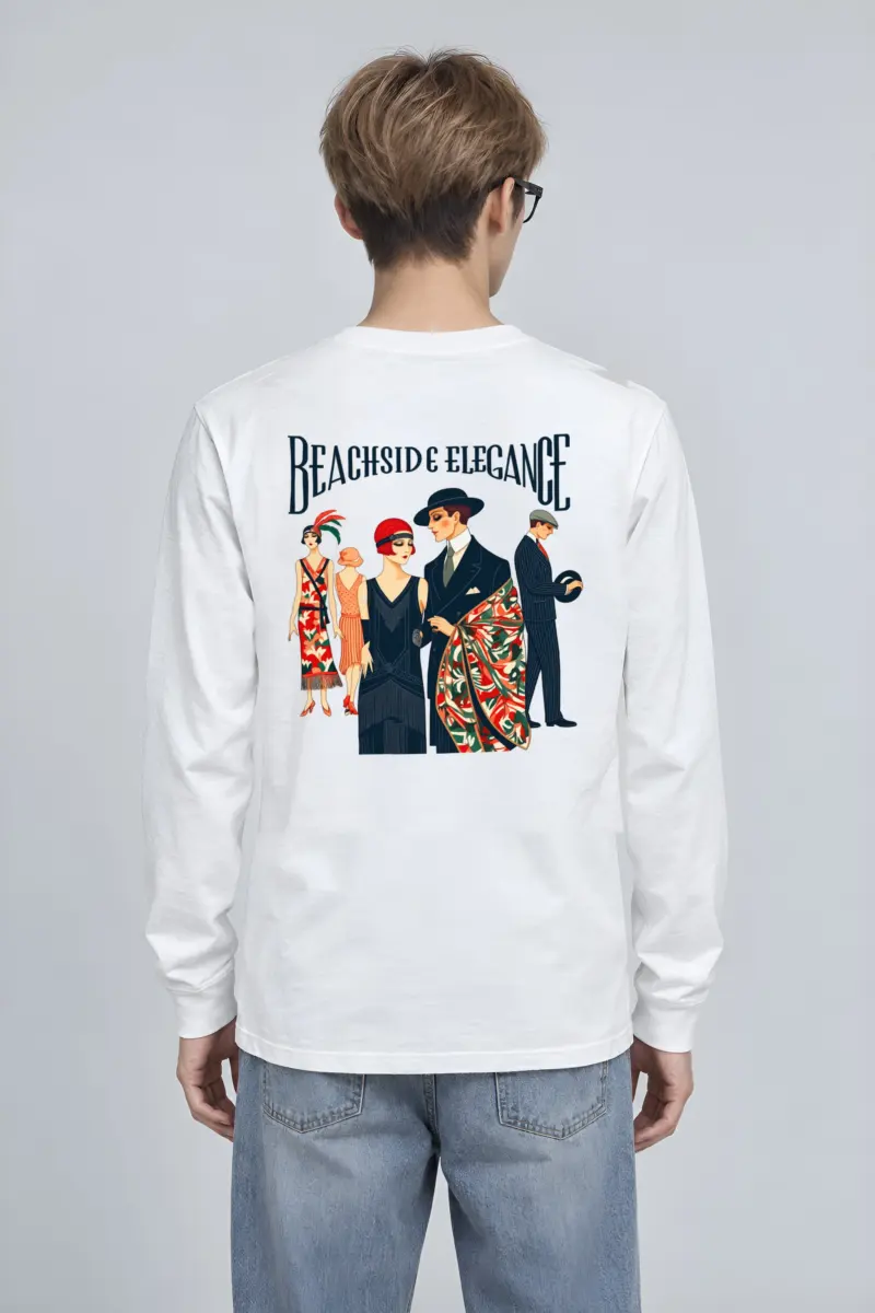 "Beachside Elegance" Unisex Longsleeve T-shirt