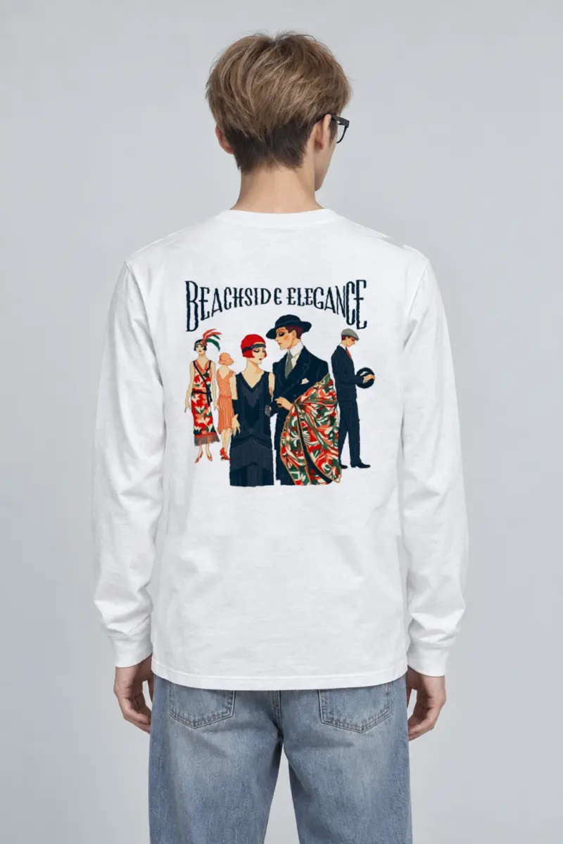"Beachside Elegance" Unisex Longsleeve T-shirt