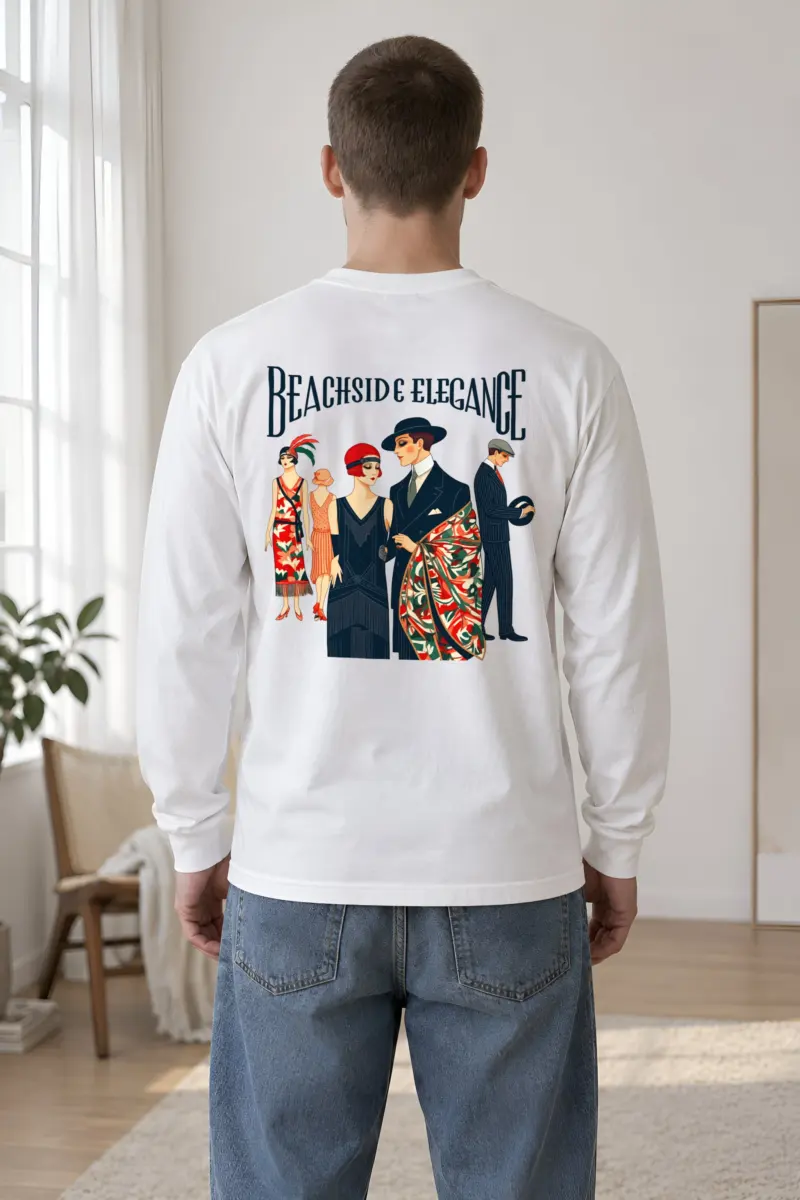 "Beachside Elegance" Unisex Longsleeve T-shirt