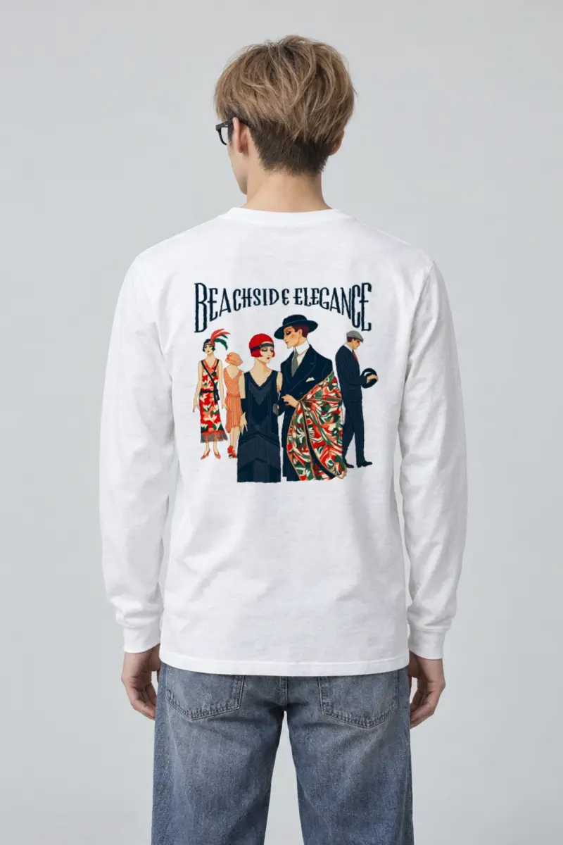 "Beachside Elegance" Unisex Longsleeve T-shirt