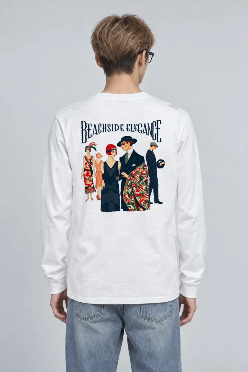 "Beachside Elegance" Unisex Longsleeve T-shirt