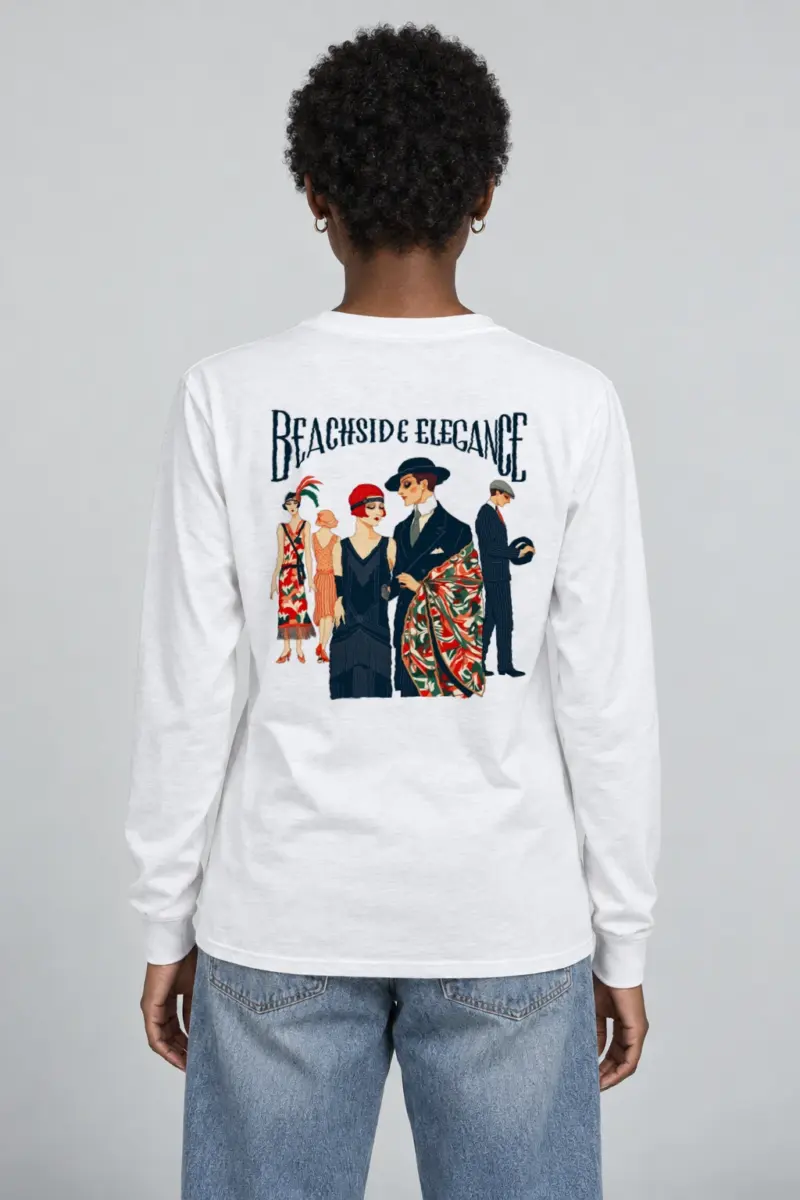"Beachside Elegance" Unisex Longsleeve T-shirt | Gildan 2400