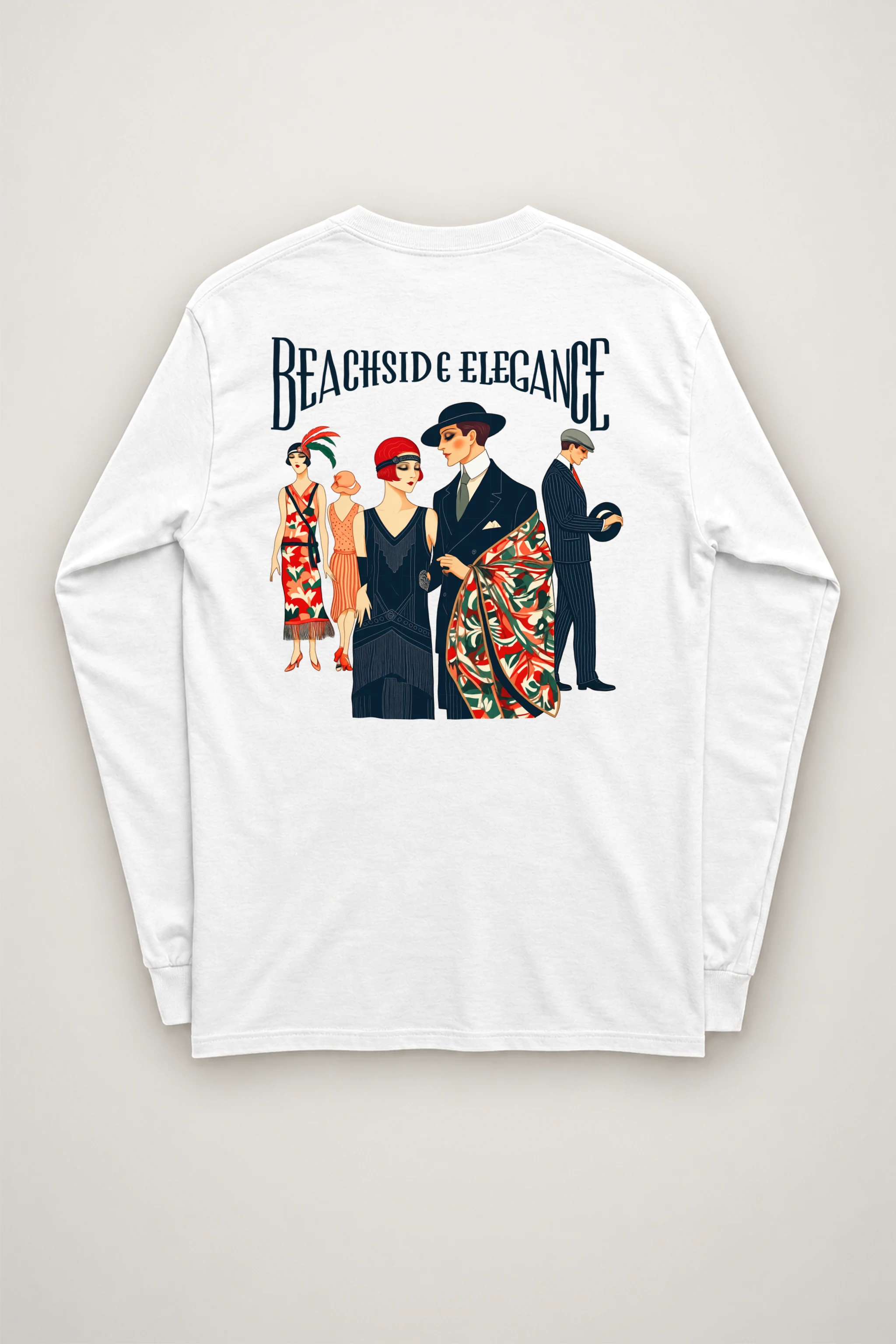 "Beachside Elegance" Unisex Longsleeve T-shirt