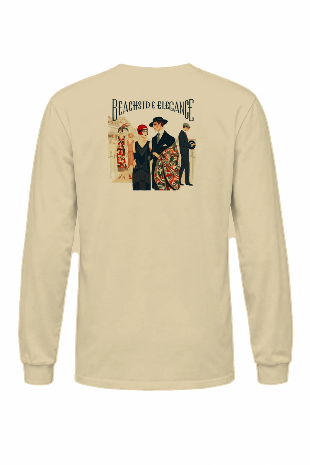 "Beachside Elegance" Unisex Longsleeve T-shirt | Gildan 2400