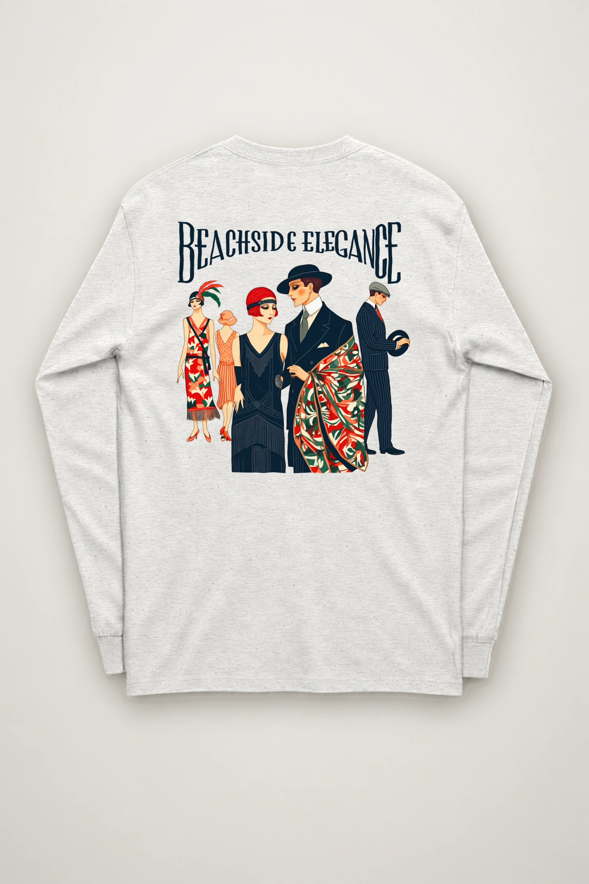 "Beachside Elegance" Unisex Longsleeve T-shirt