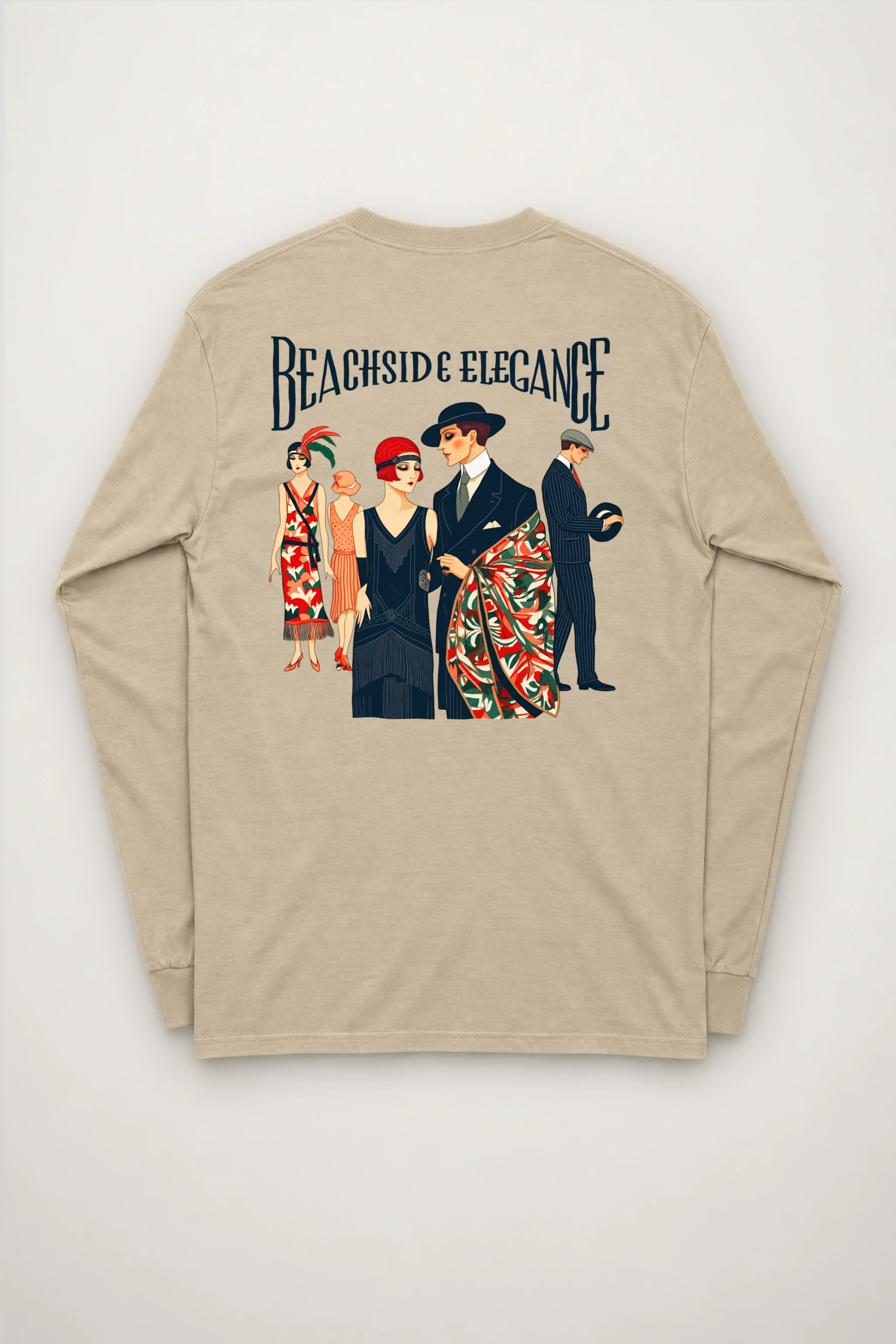 "Beachside Elegance" Unisex Longsleeve T-shirt