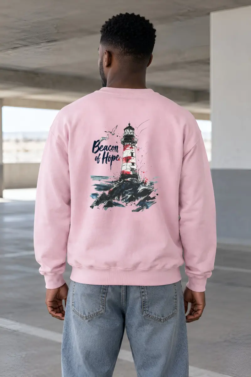 "Beacon Of Hope" Heavy Blend Unisex Crewneck Sweatshirt