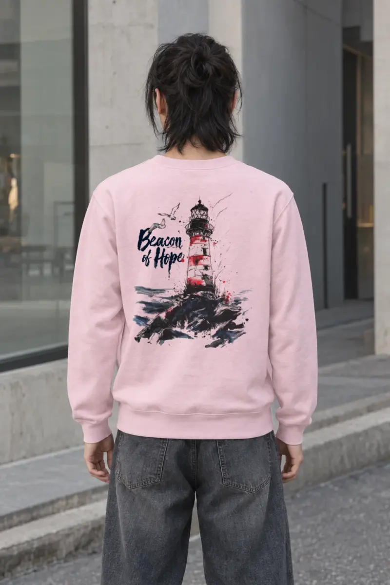 "Beacon Of Hope" Heavy Blend Unisex Crewneck Sweatshirt